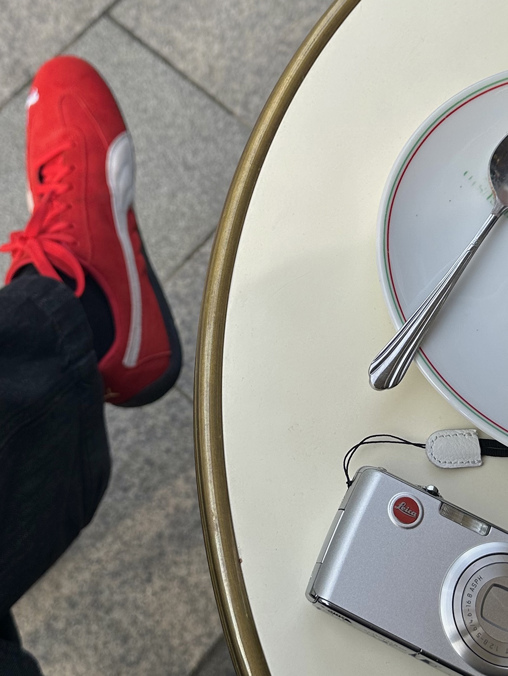 Puma Speedcat OG Red White 착용 스타일 - 2