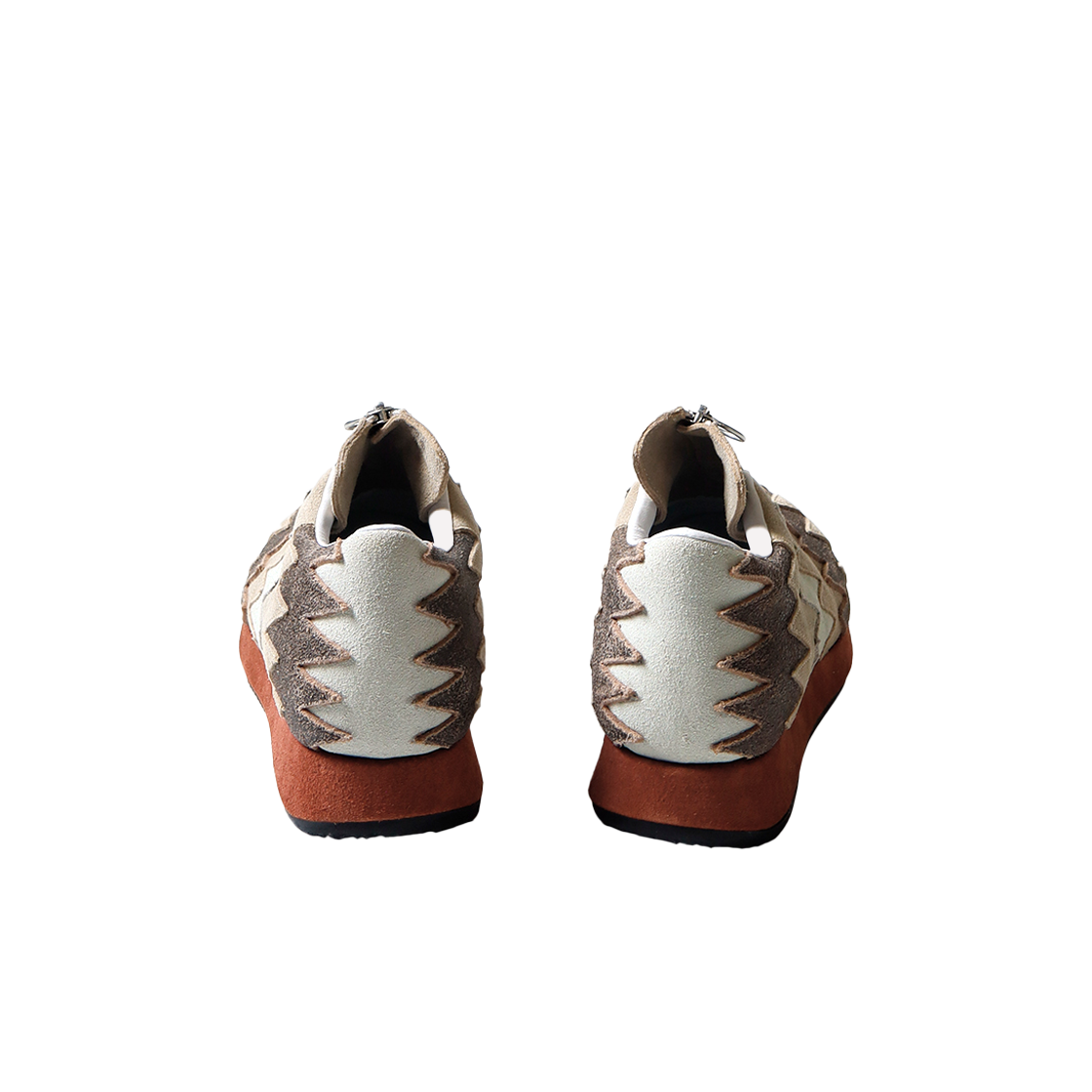 캐피탈 레더 나바호 패턴 스패로우 스니커즈 베이지(Kapital Leather Navajo Pattern Sparrow Sneakers Beige) - 2