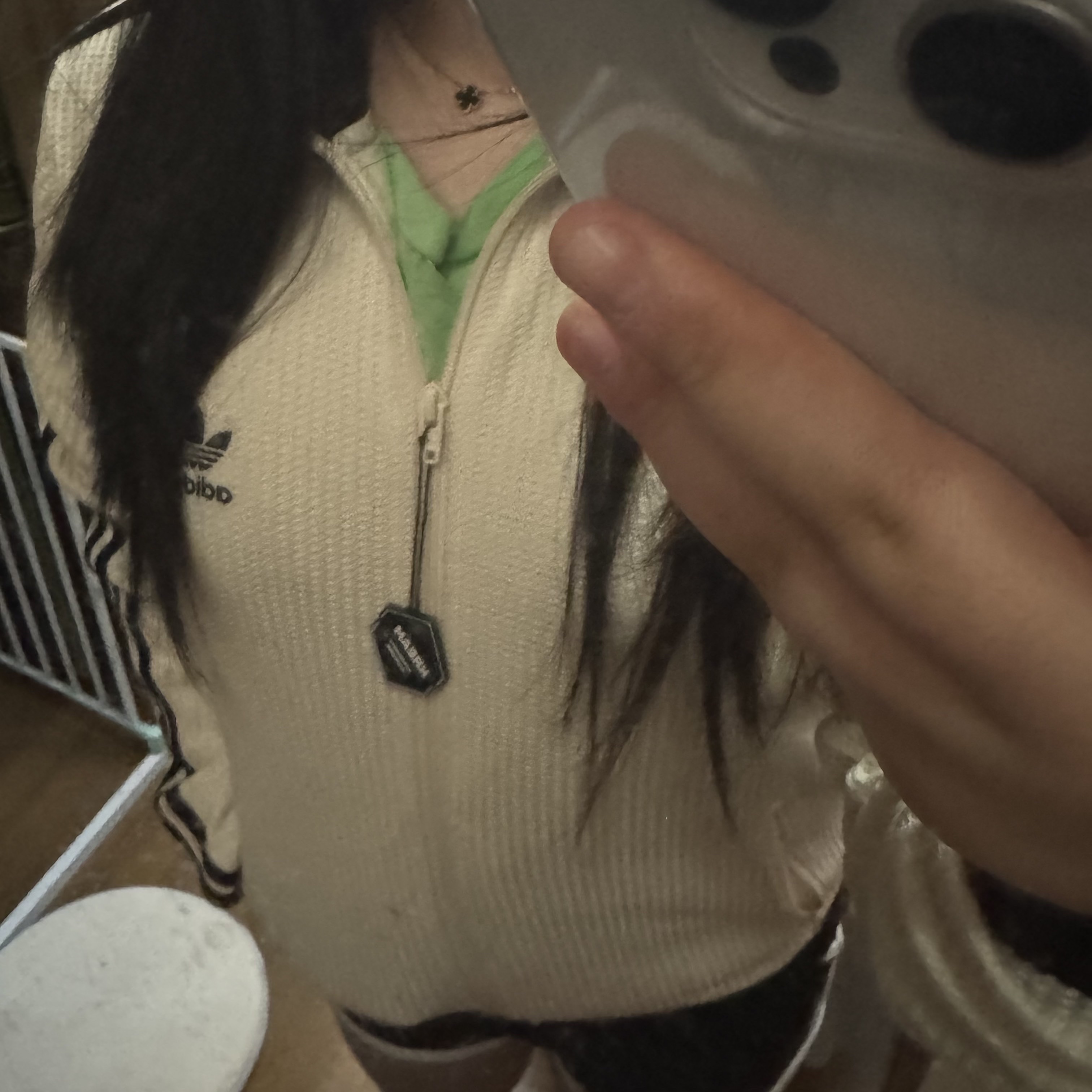 Adidas Waffle Beckenbauer Track Top Wonder White - KR Sizing 착용 스타일
