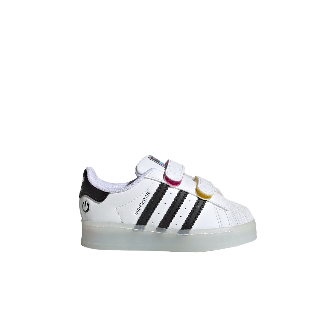 (Infant) Adidas Superstar Led Light Comfort Closure Cloud White Core Black