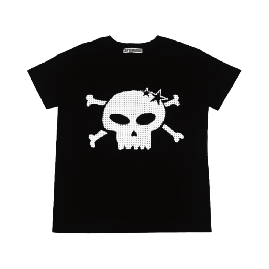 AFTERNUDE-005 Afternude After Skull Tee Black