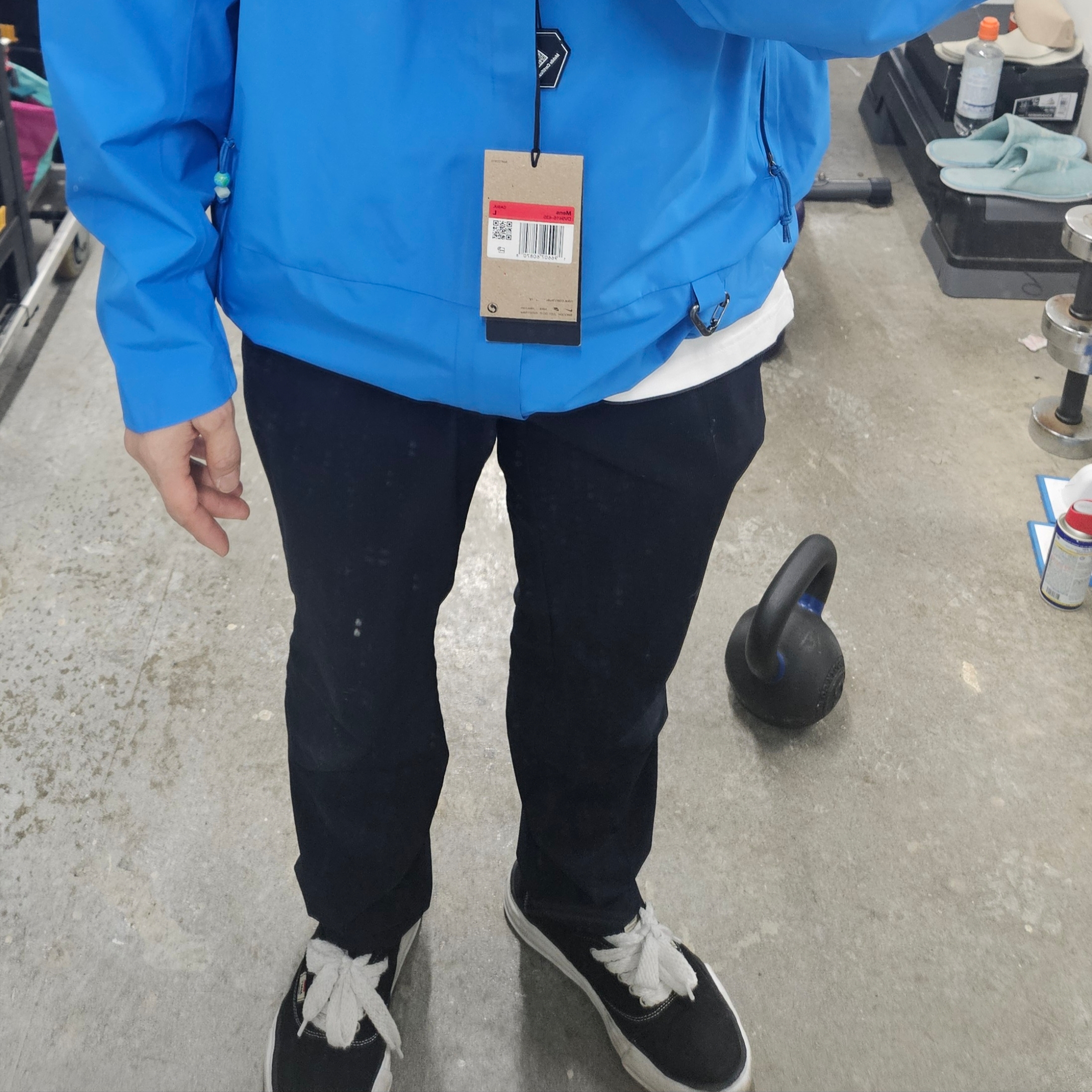 Nike ACG Storm-Fit ADV Cascade Rains Full Zip Jacket Light Photo Blue Summit White - Asia 착용 스타일