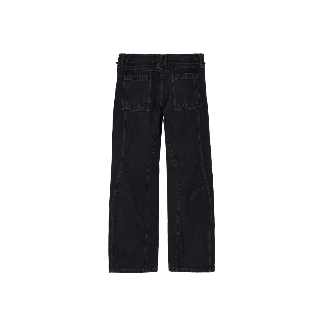 CK25SSPT03BK Cost Per Kilo Cocoon Denim Pants Black - #2