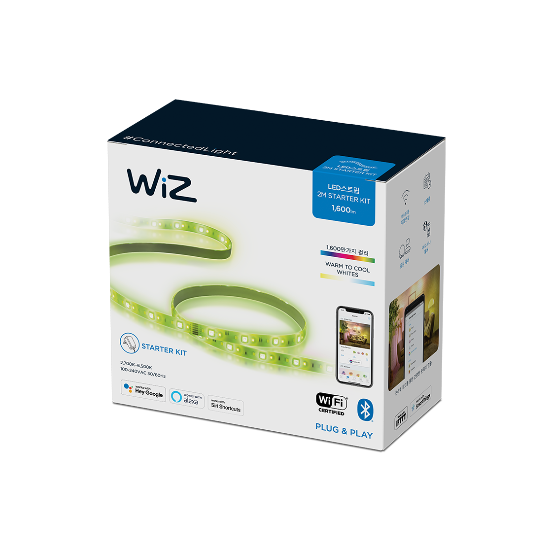 위즈 라이트 스트립 2m LED 줄 조명(Wiz Light Strip 2M Led String Lighting) - 3