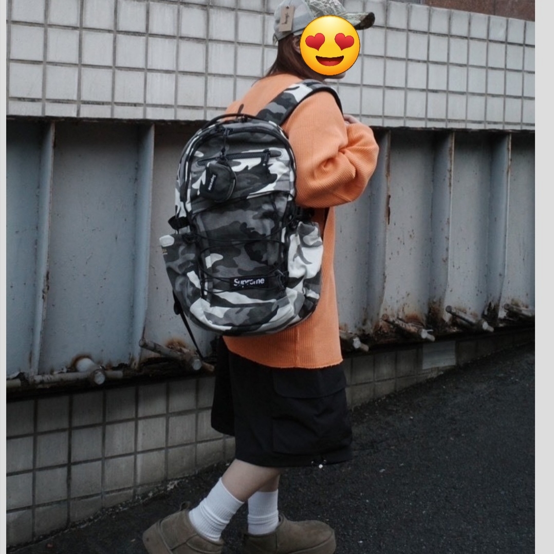 Supreme Backpack Snow Camo - 25SS 착용 스타일