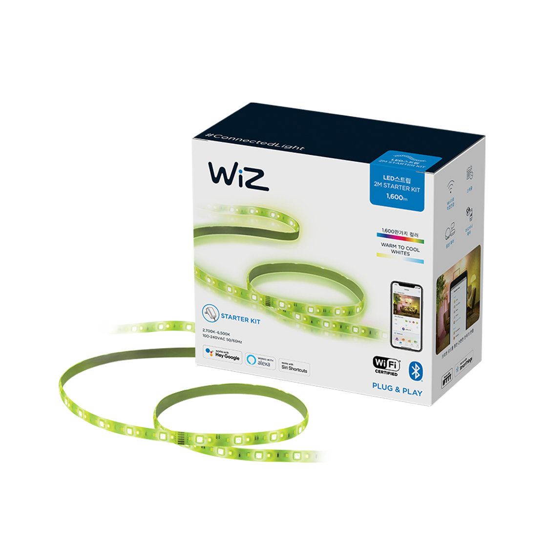 위즈 라이트 스트립 2m LED 줄 조명(Wiz Light Strip 2M Led String Lighting) - 2