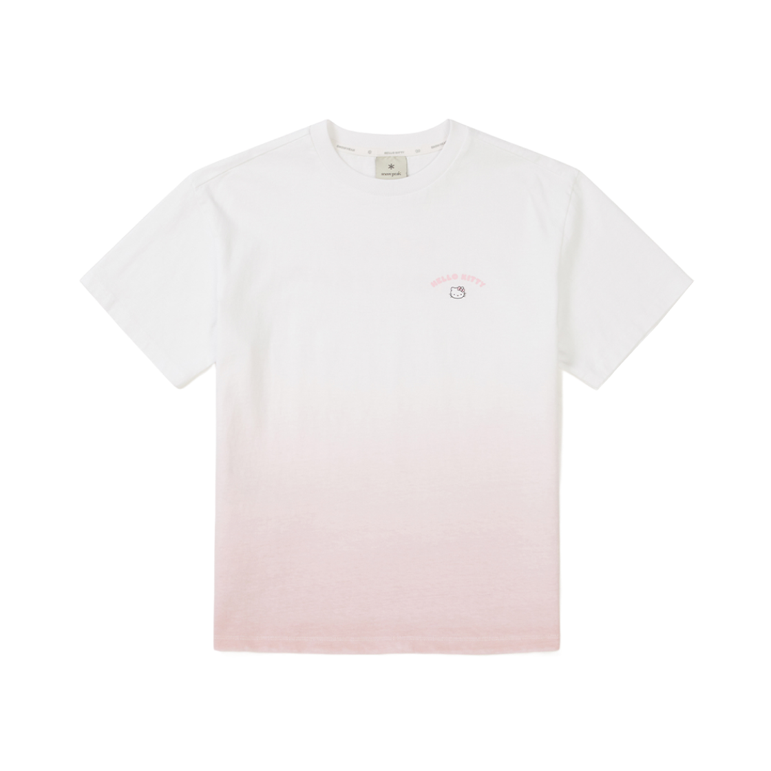 Tシャツ・カットソー [Snow Peak X Hello Kitty] Women's Kitsch Short Sleeve W) 스노우피크 x 헬로 키티 키치 숏슬리브 티셔츠 라이트 블루