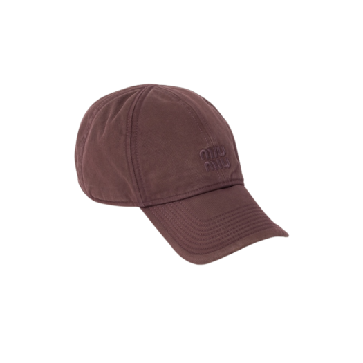(W) Miu Miu Drill Baseball Cap Amaranth Red Maze Yellow