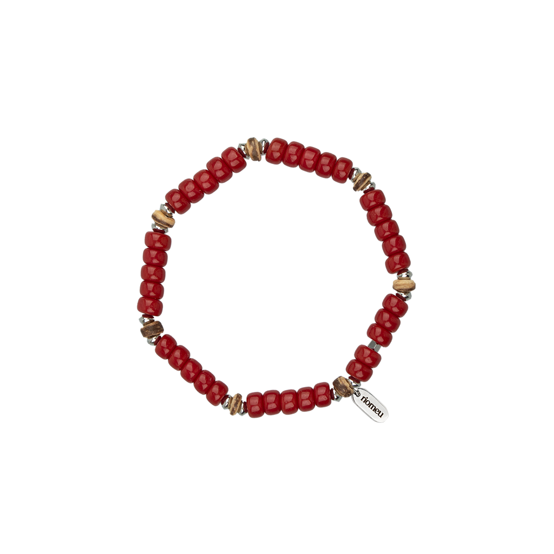 리오므 빈티지 유리 팔찌 레드(Riomeu Vintage Glass Bracelet Red)