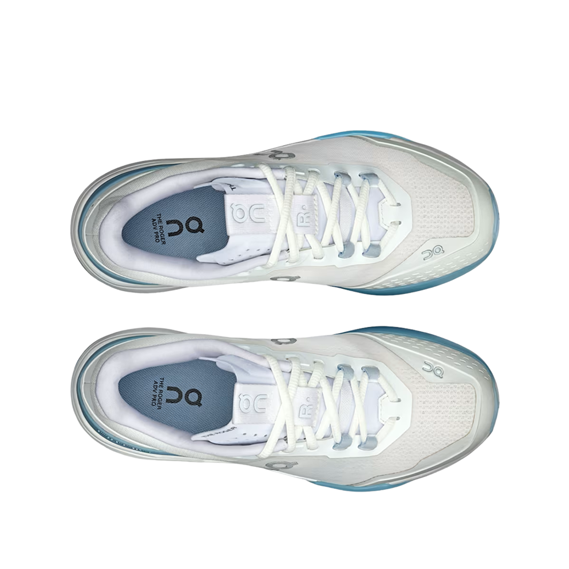 (W) 온 러닝 더 로저 어드밴티지 프로 화이트 샴브레이((W) On Running The Roger Advantage Pro White Chambray) - 2