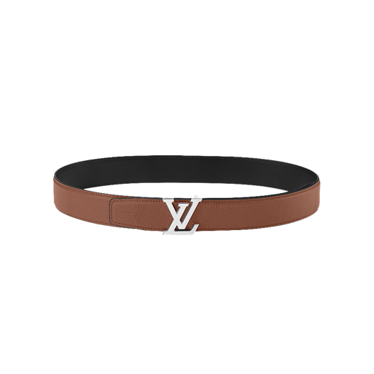 Louis Vuitton LV Heritage 35mm Reversible Belt Cognac Black
