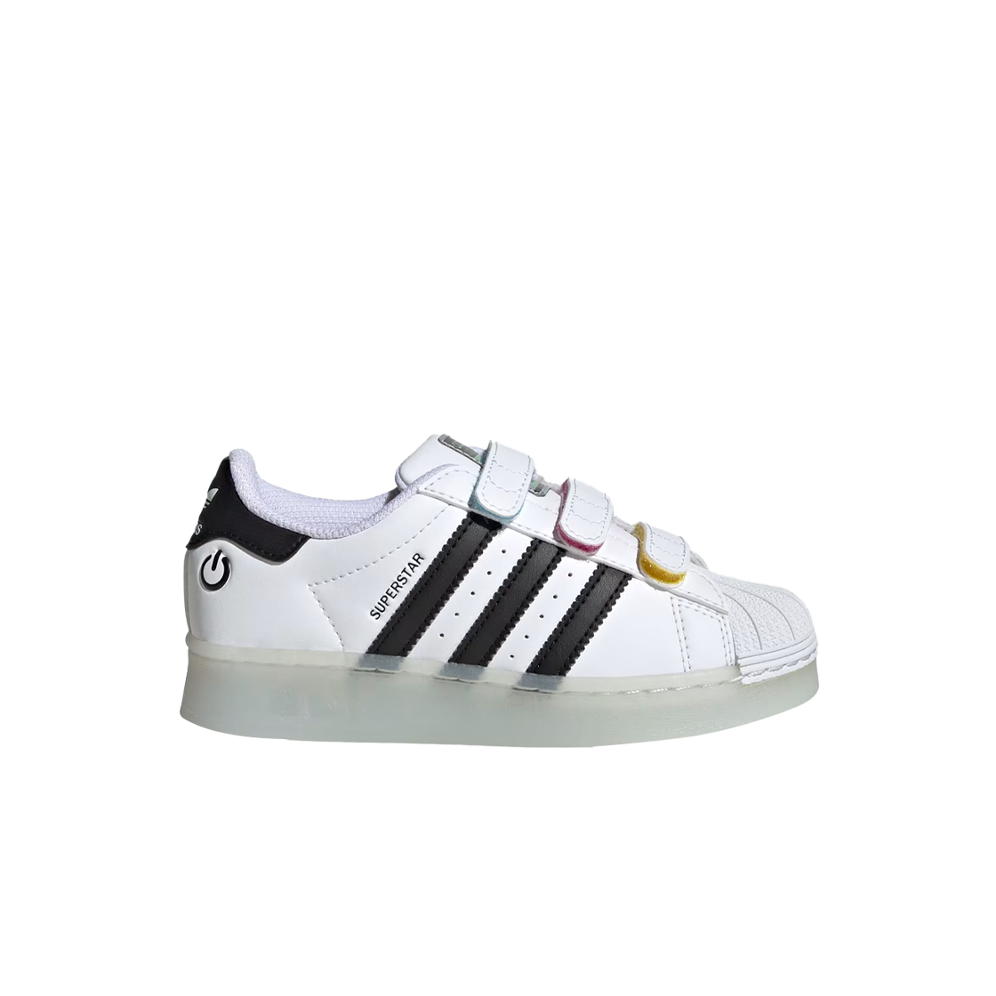 JI0506 (C) Adidas Superstar Led Light Comfort Closure Cloud White Core Black