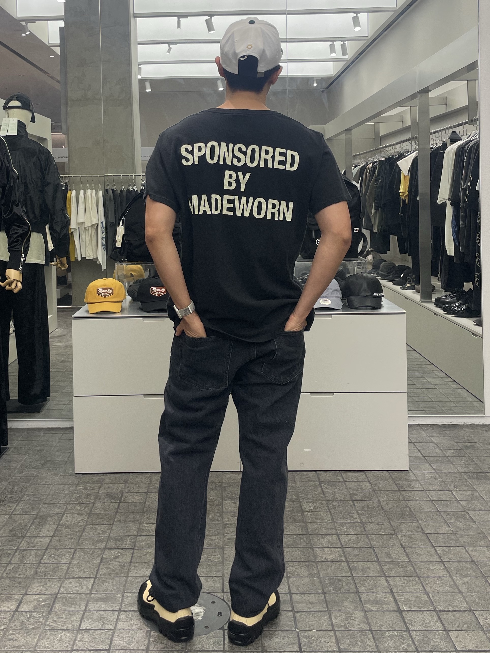 Madeworn Sponsored By Madeworn Coal - 25SS, Ciota Tapered 5 Pocket Pants Medium Black - 25SS 착용 스타일