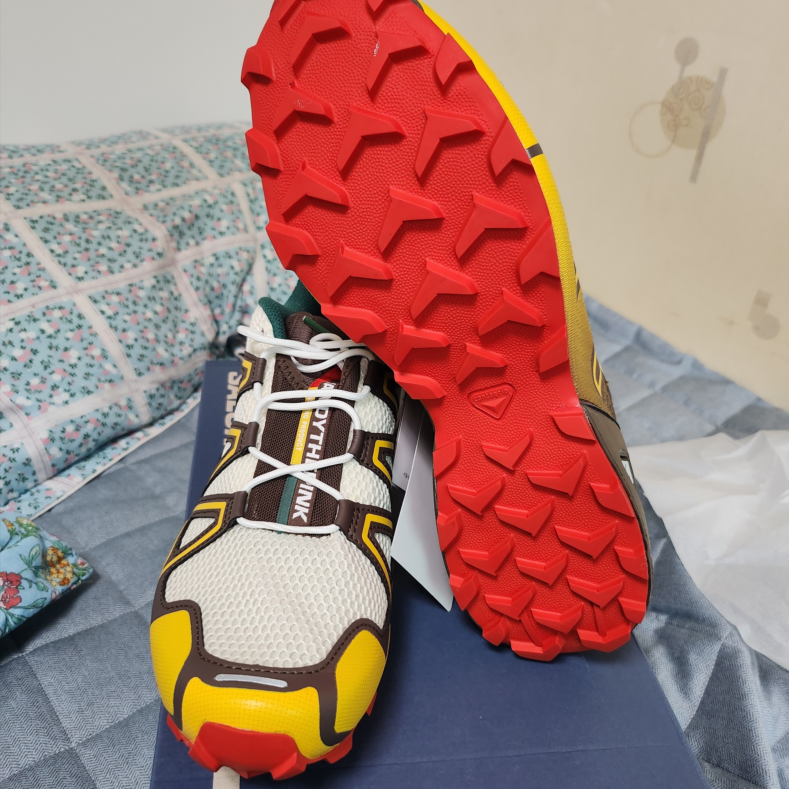 Salomon x Vandy The Pink Speedcross 3 Burger 착용 스타일 - 5