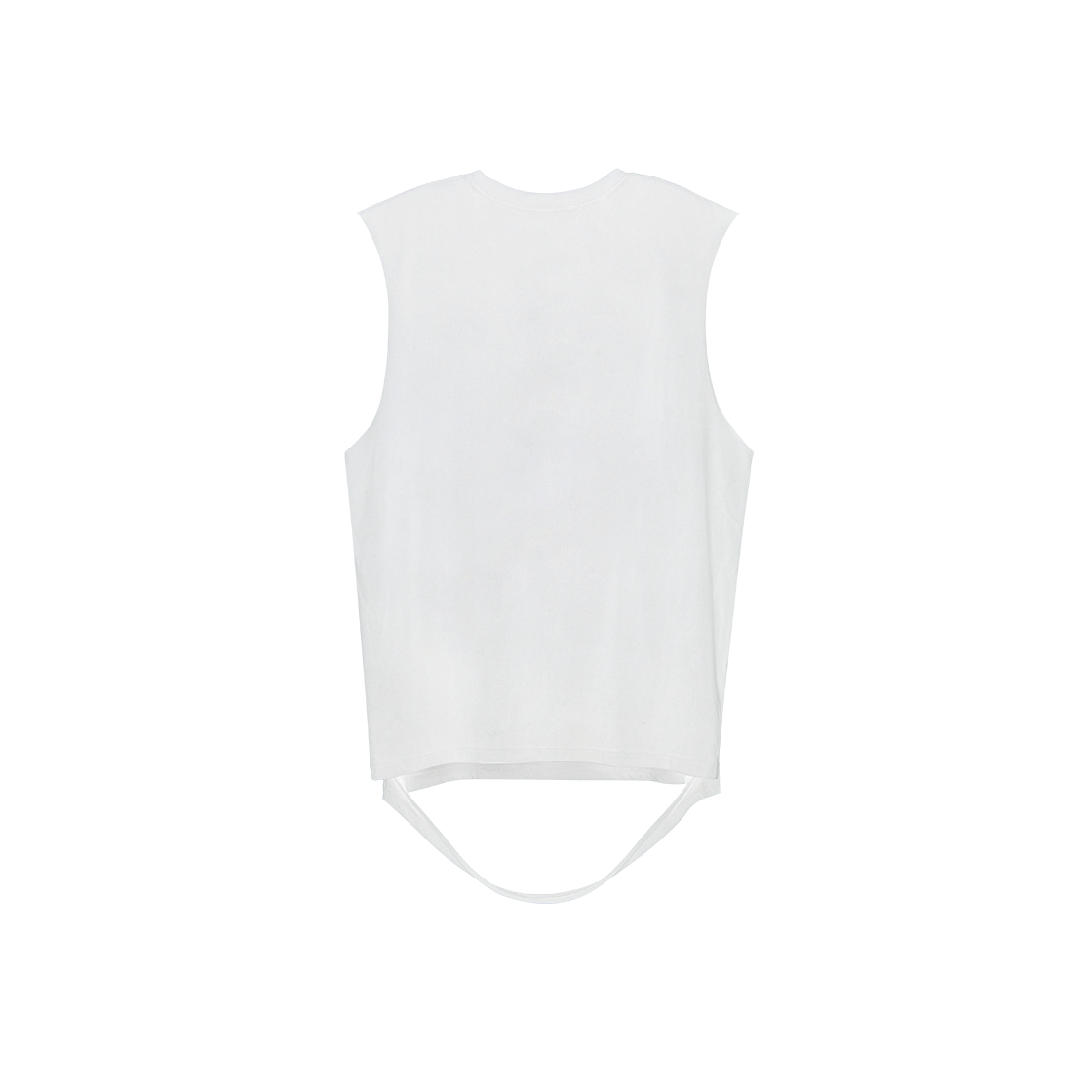 하이투 슬릿 햄 슬리브리스 화이트(HYII Slit Hem Sleeveless White) - 2