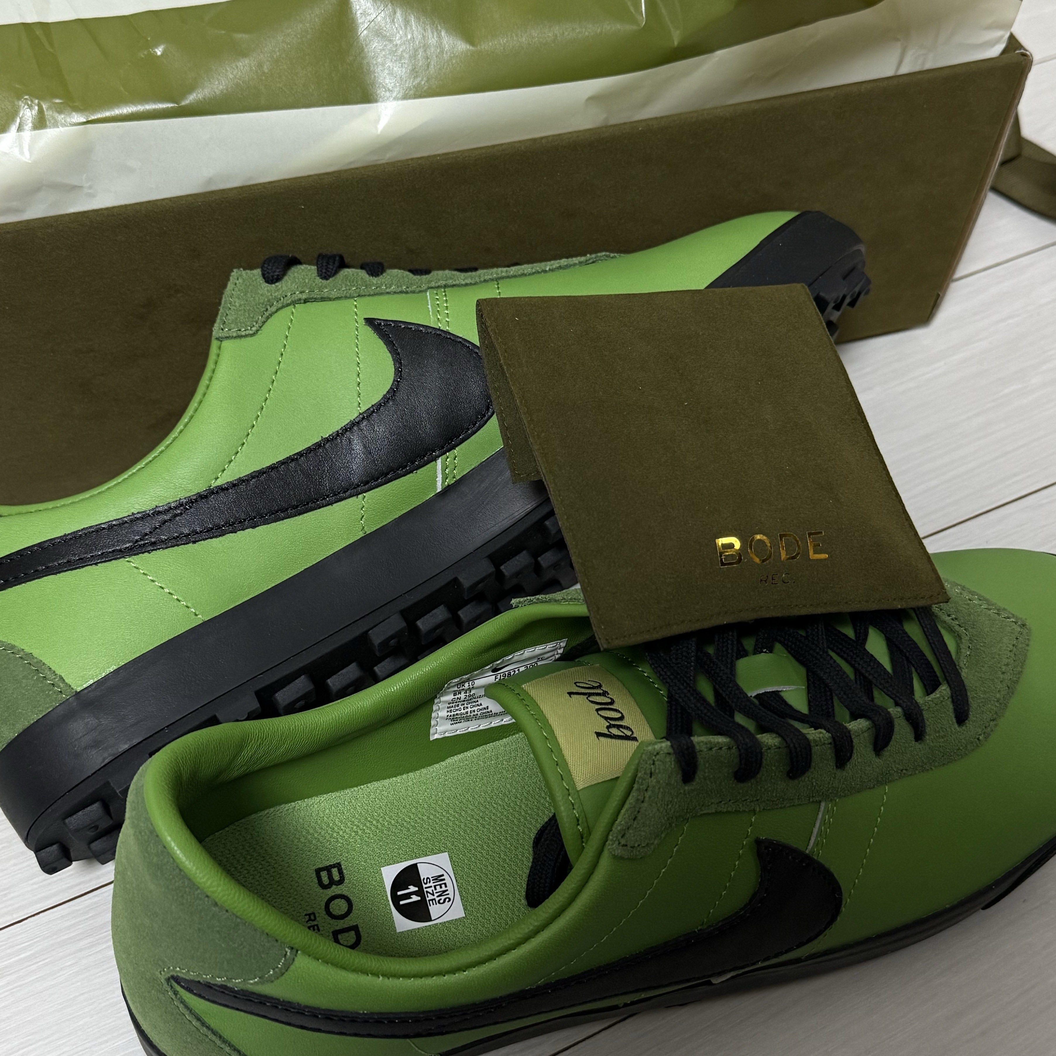 Nike x Bode Astrograbber SP Chlorophyll Black 착용 스타일
