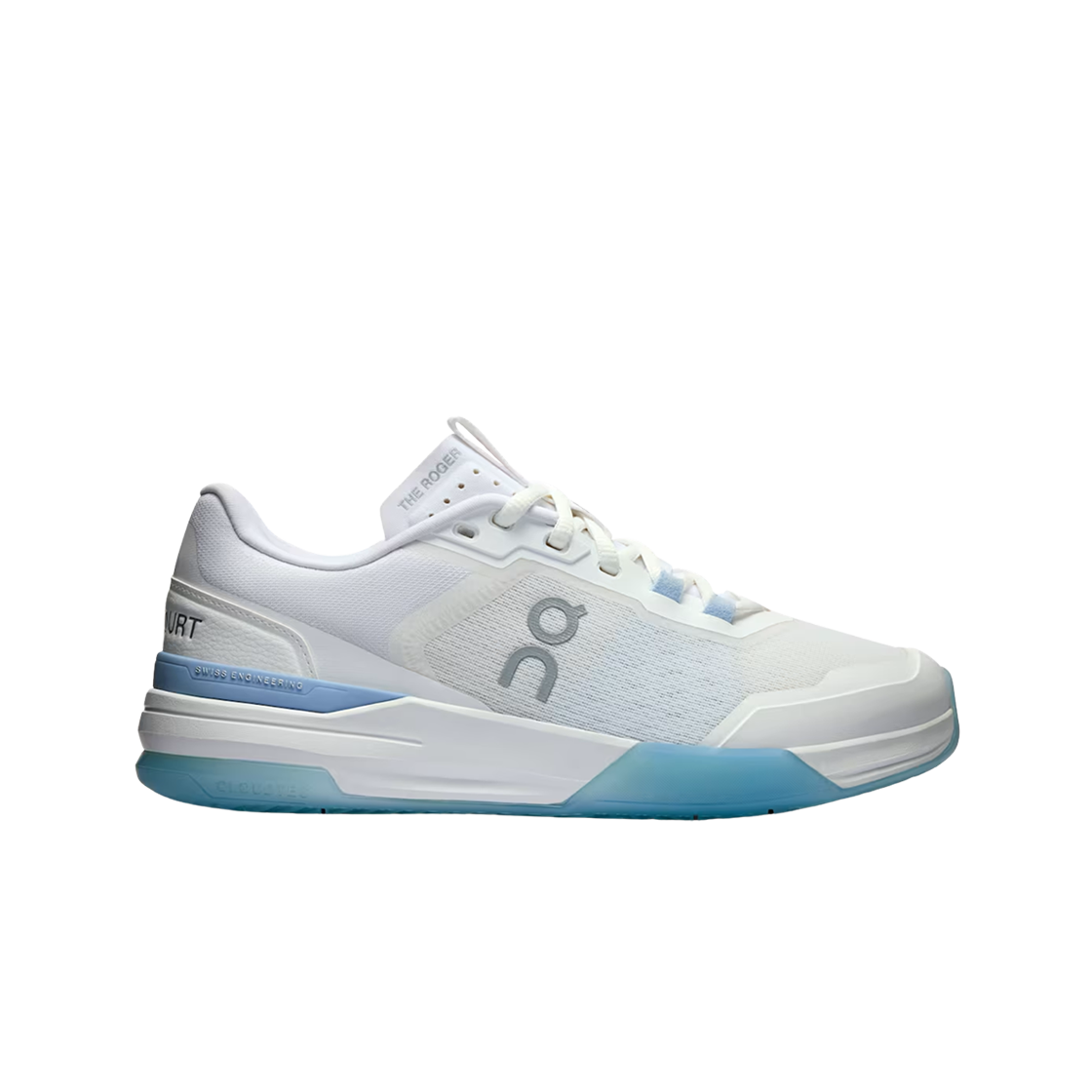 3WF10180753 (W) On Running The Roger Advantage Pro White Chambray