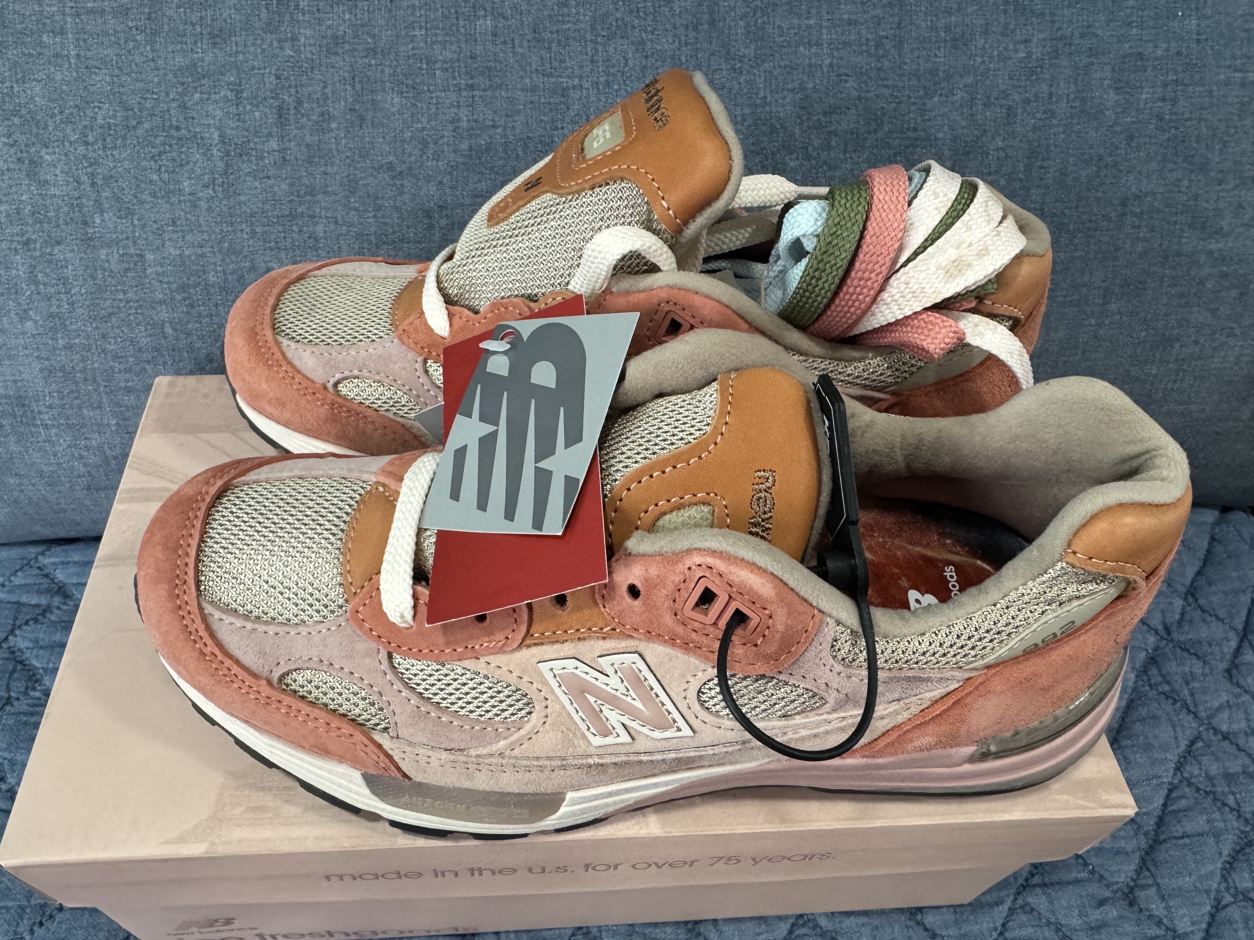New Balance x Joe Freshgoods 992 Made in USA Aged Well 착용 스타일
