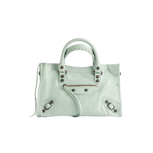 Balenciaga Le City Small Bag Mineral Green