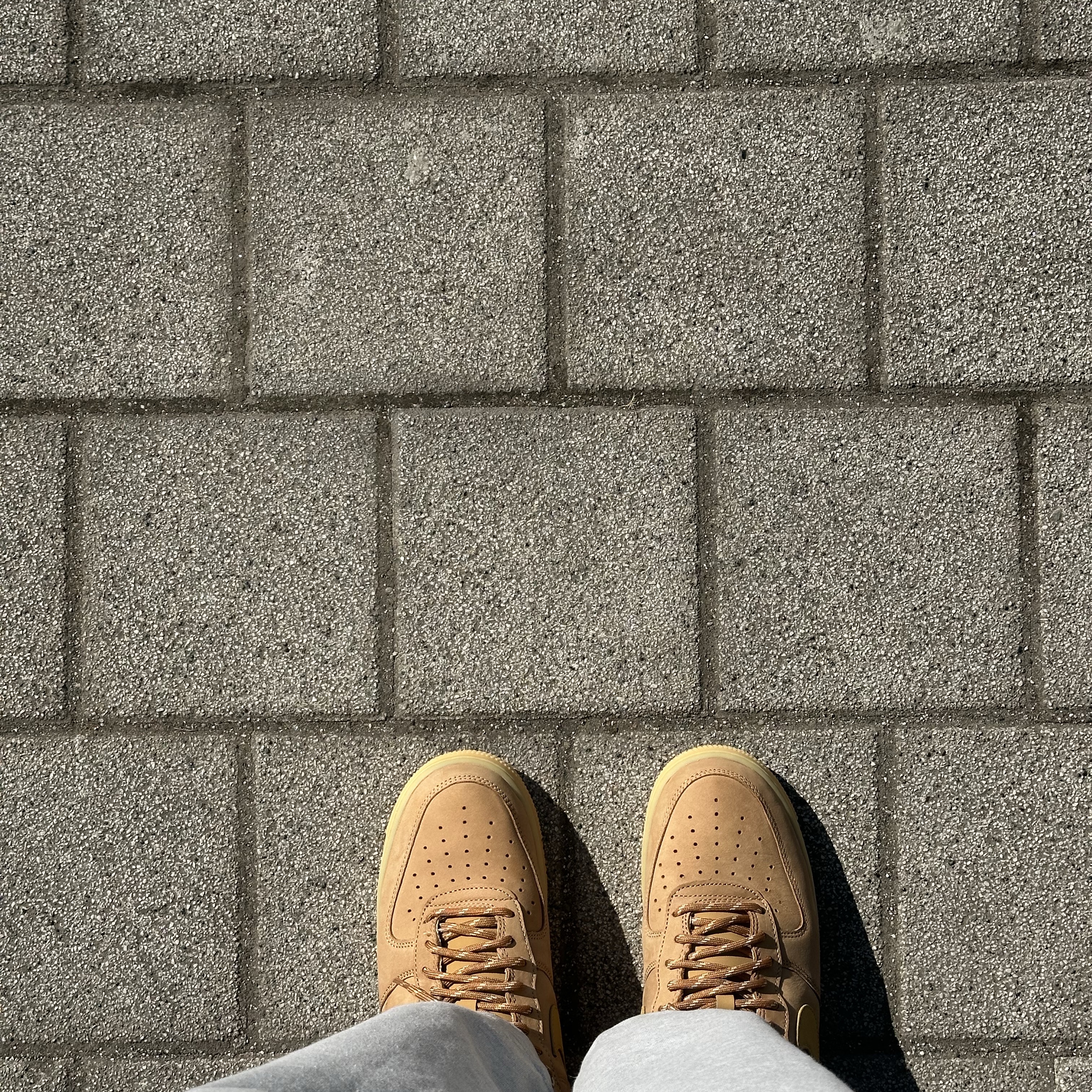 Nike Air Force 1 '07 WB Flax 착용 스타일