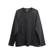 Riomeu Color Scheme Incision Long Sleeve Charcoal
