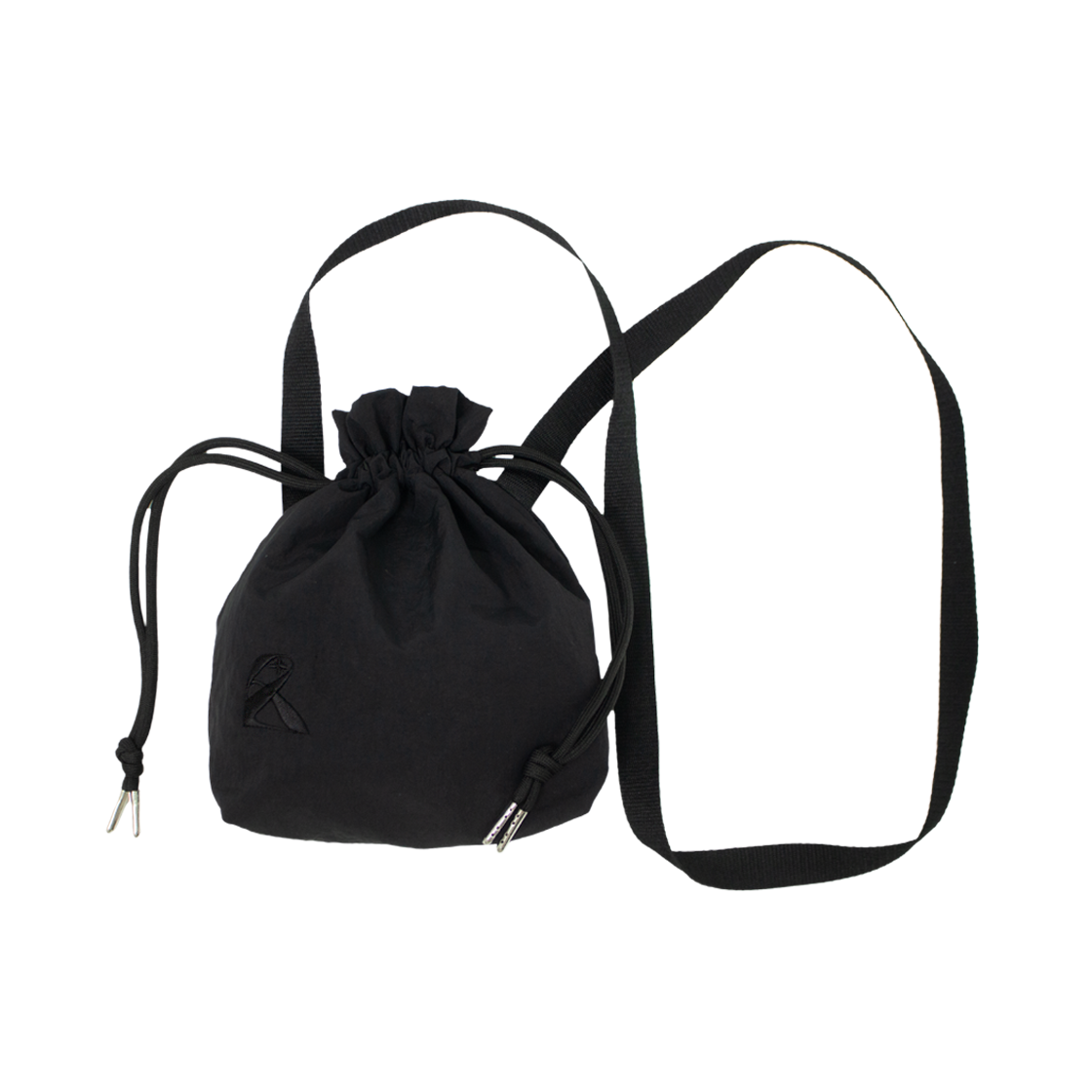 리오므 미니 파우치 크로스 백 블랙(Riomeu Mini Pouchi Cross Bag Black)