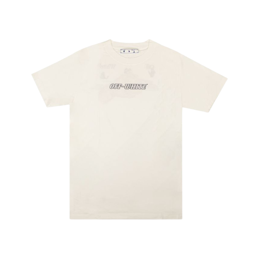 Off-White Pascal Print Slim T-Shirt White