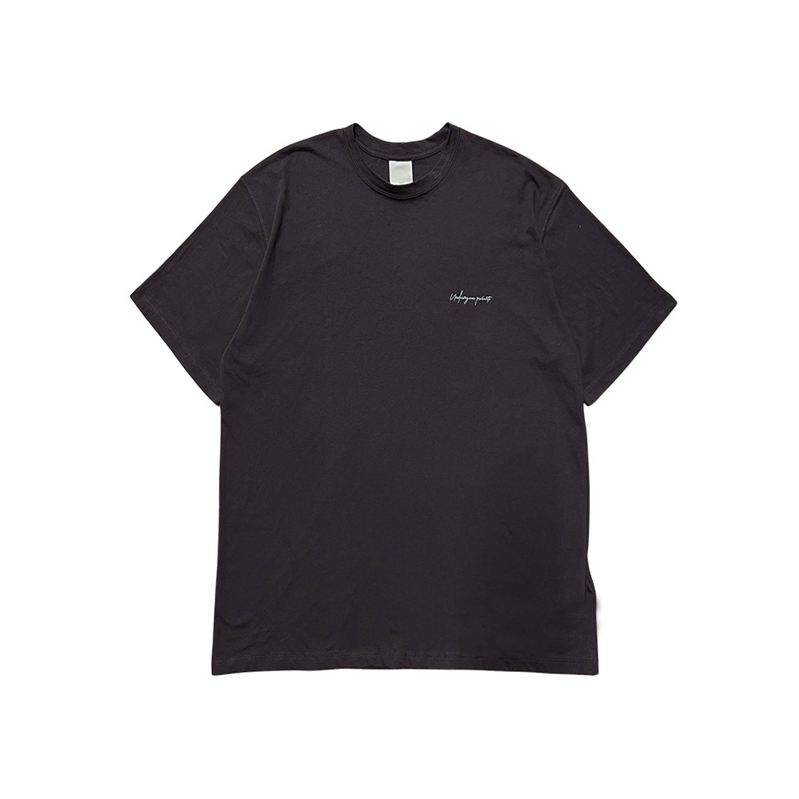 언더마이카 무.104 안티 Fxxking 로고 플레이 엑스트라 루즈 핏 티셔츠 그라파이트