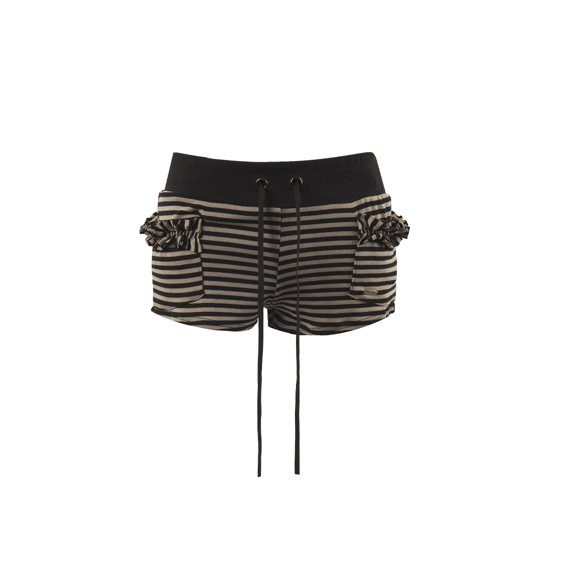 ★HILLDA★ FREAK STRIPE SHORTS 힐다 프릭 스트라이프 숏츠 카키 | HILLDA | KREAM