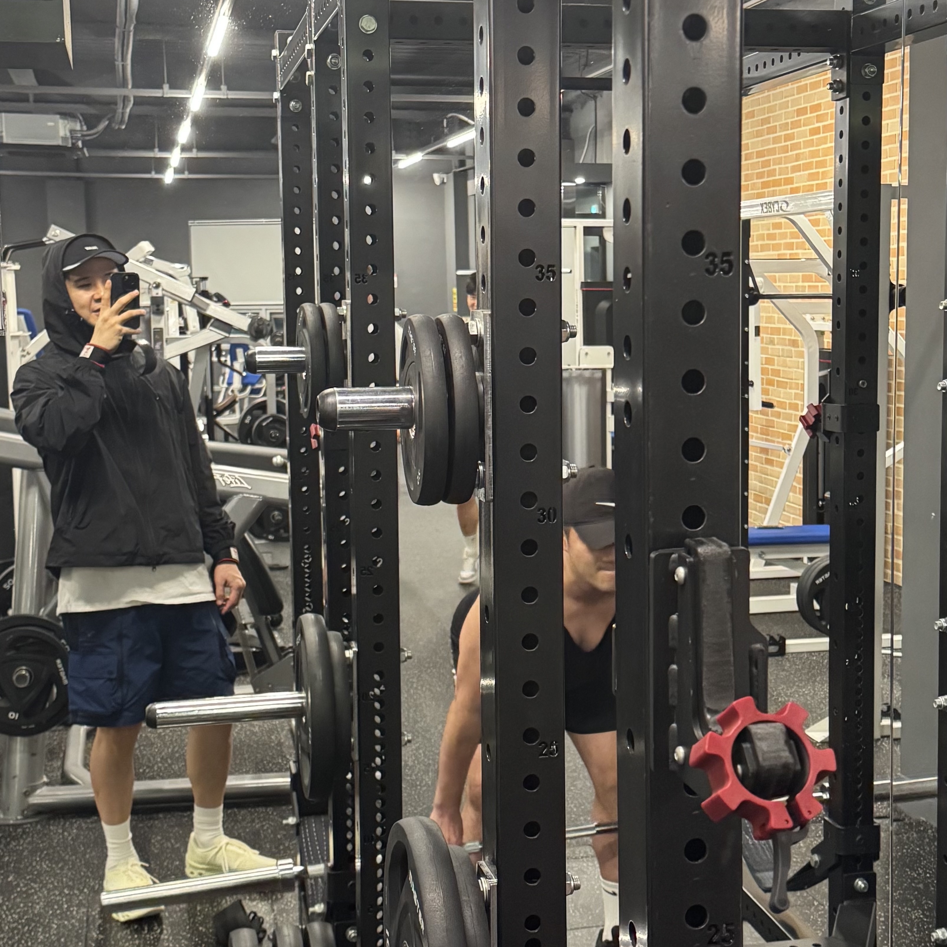 On Running x Post Archive Faction (Paf) Cloudmonster 2 Seedling White, Palace Gore-Tex 3L Runner Black - 25SS 착용 스타일