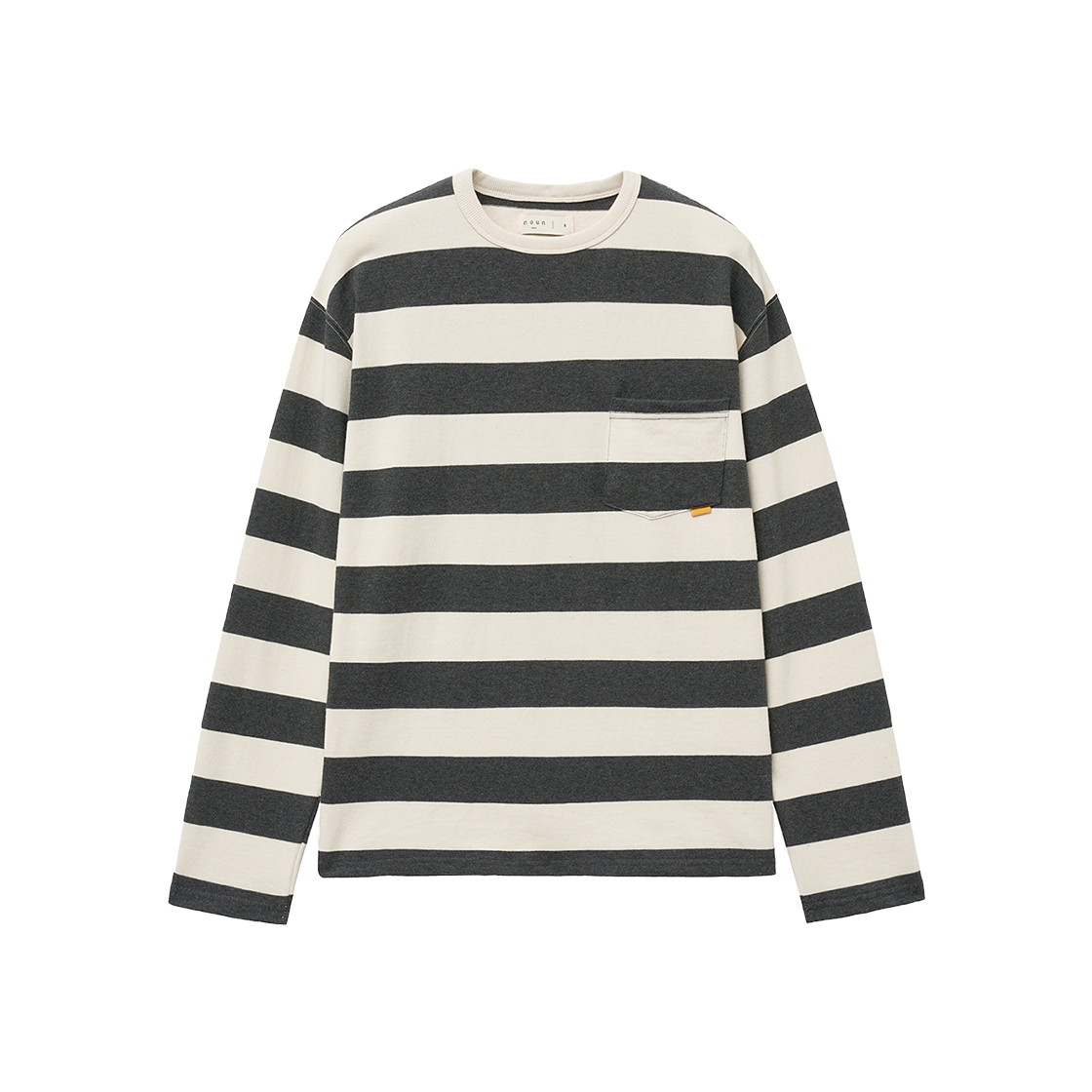 노운 스트라이프 롱 슬리브 차콜(noun Stripe Long Sleeves Charcoal) - 1