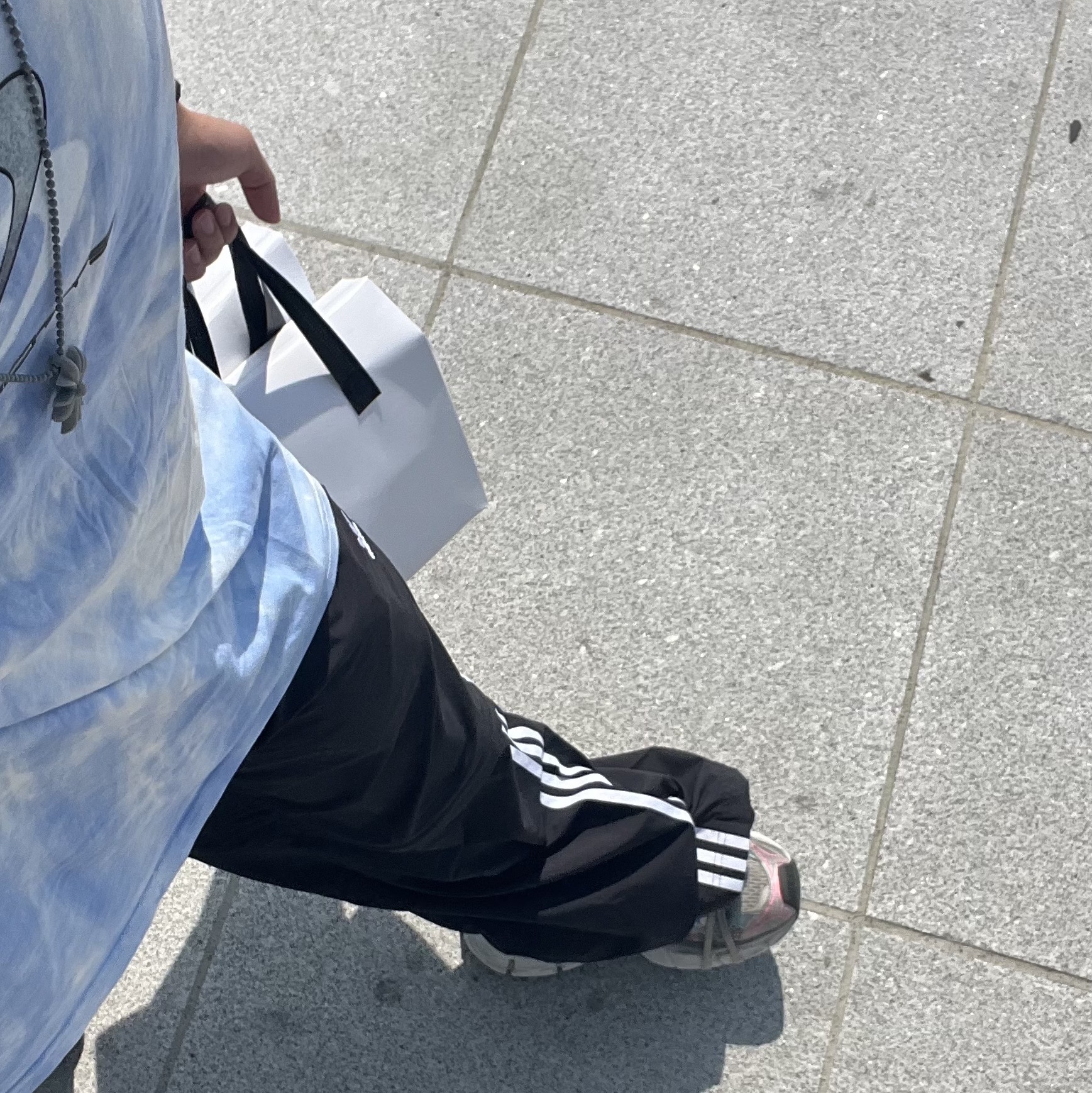 (W) Adidas Adilenium Season 2 Oversized Zip Off Track Pants Gender Neutral Black - KR Sizing, Chrome Hearts Silichrome CH Cross Pendant Grey 2023 착용 스타일 - 1