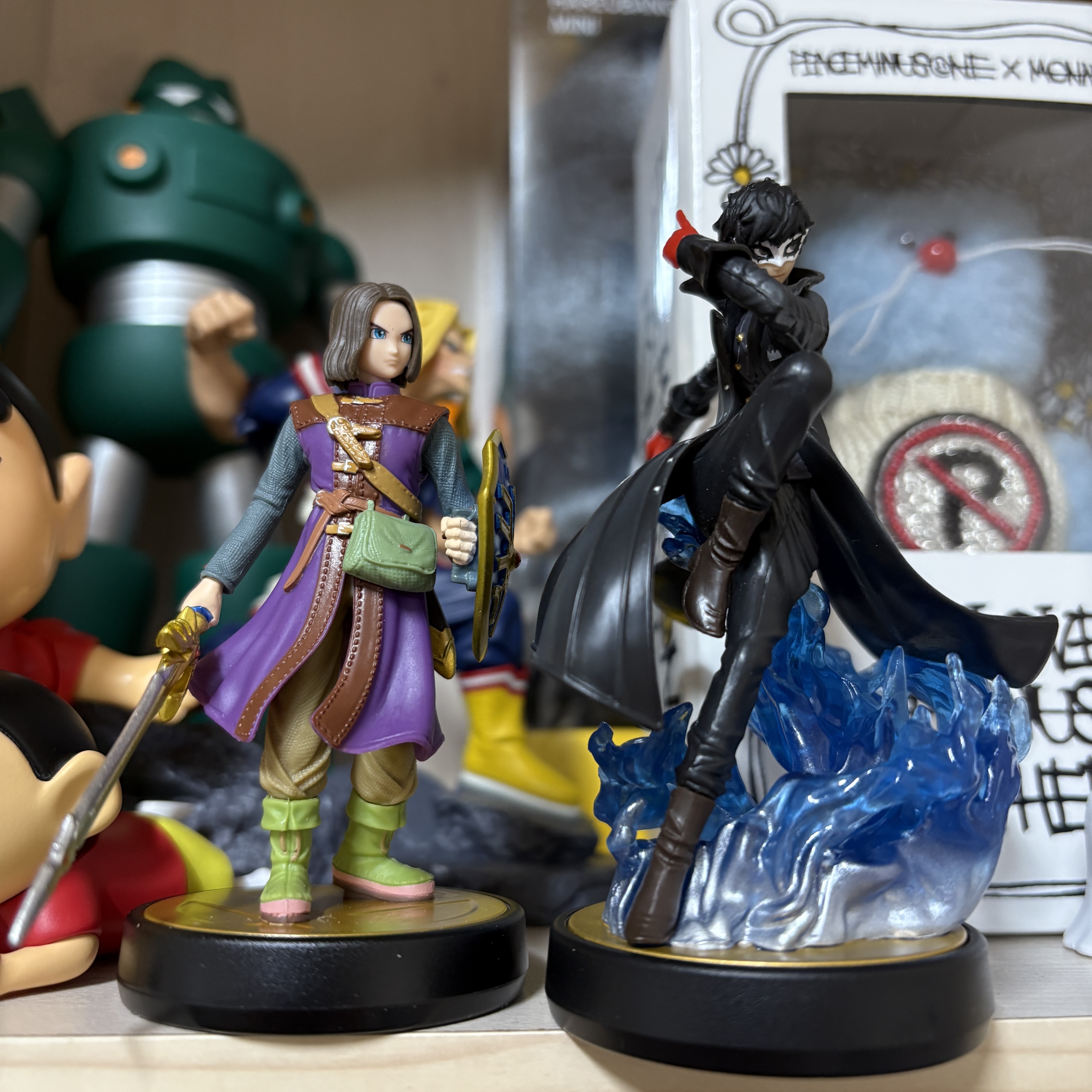 Nintendo Amiibo Joker Super Smash Bros Series (Korean Ver.), Nintendo Amiibo Hero Super Smash Bros Series (Korean Ver.) 착용 스타일