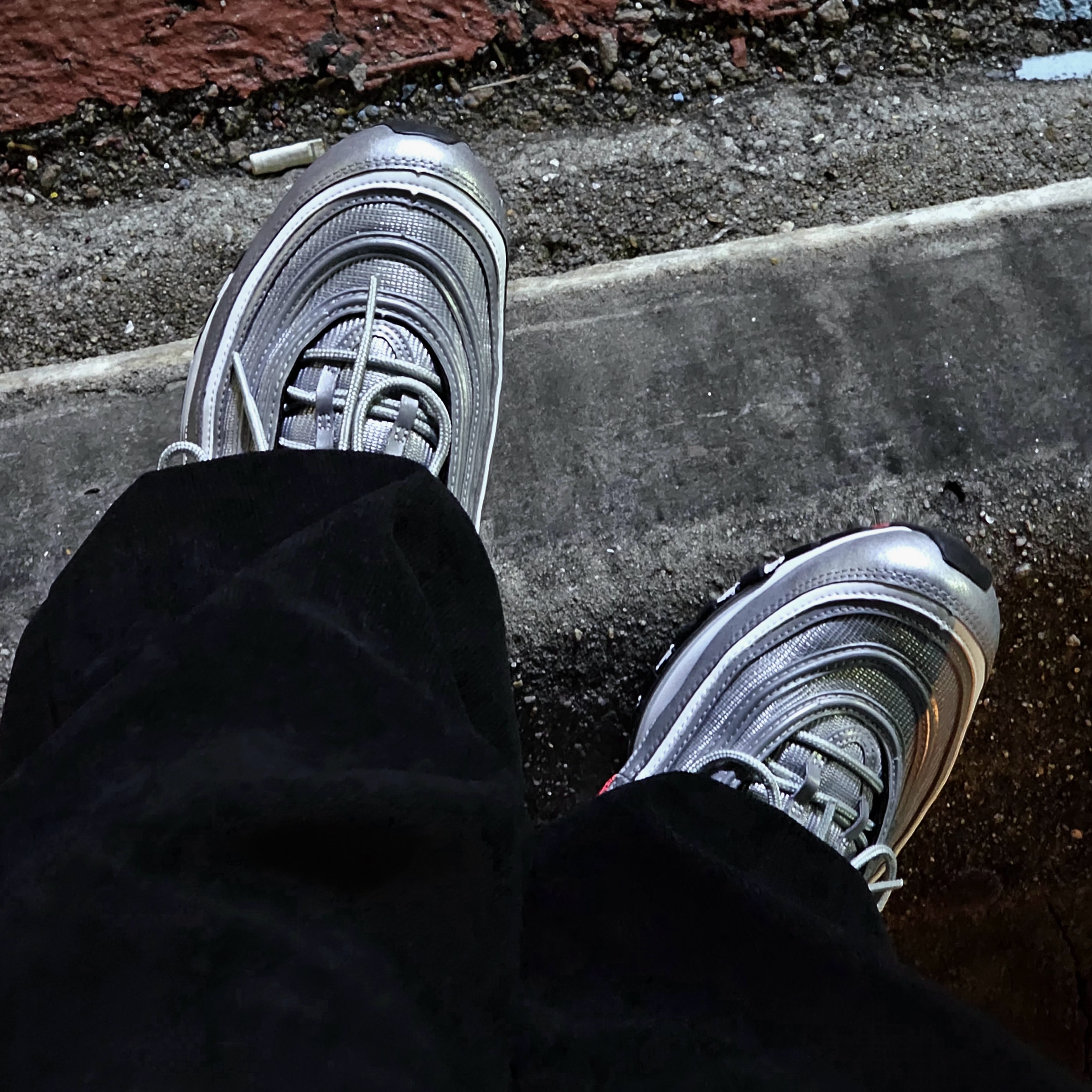 Nike Air Max 97 OG Silver Bullet 2022 착용 스타일 - 2