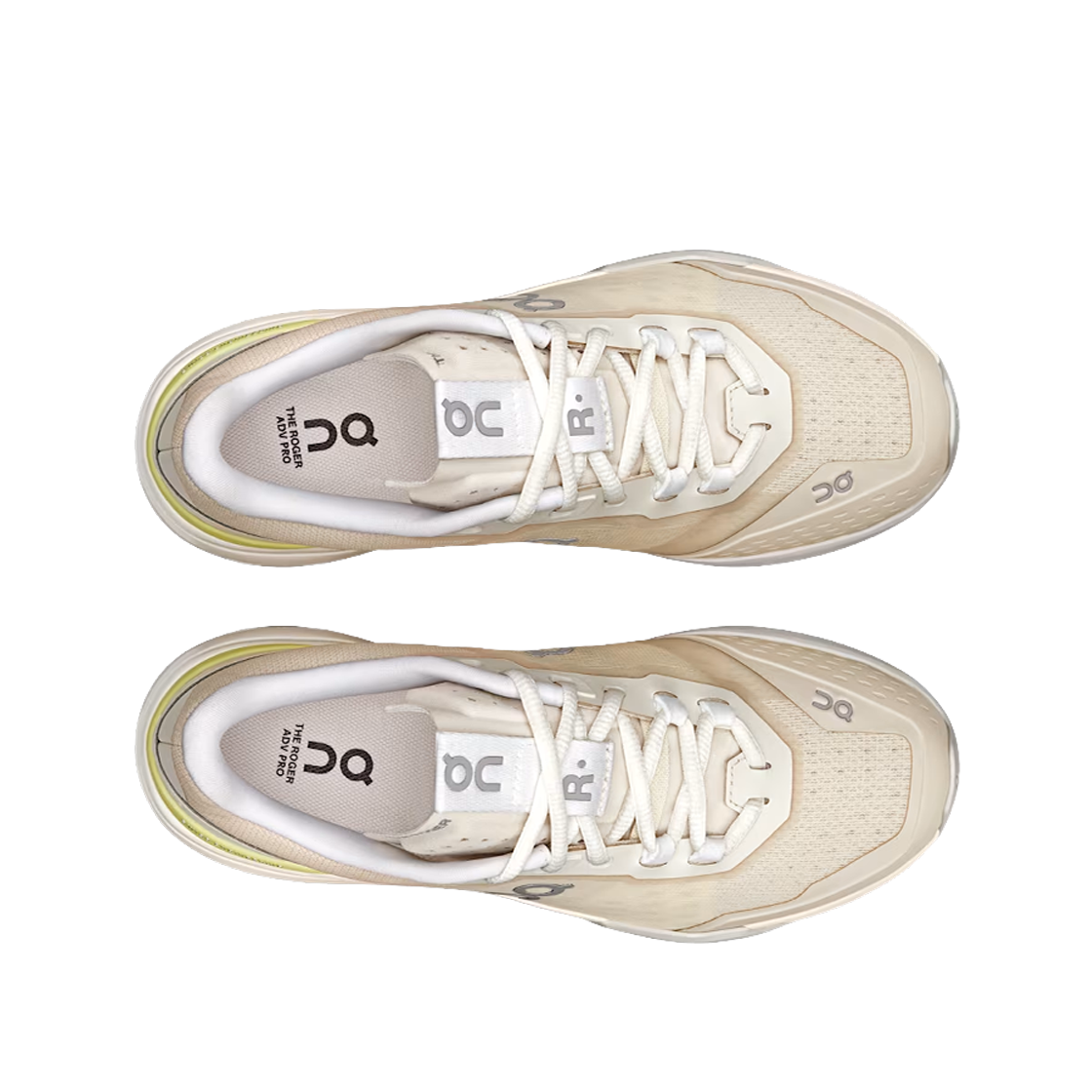 (W) 온 러닝 더 로저 어드밴티지 프로 크림 라임라이트((W) On Running The Roger Advantage Pro Cream Limelight) - 2