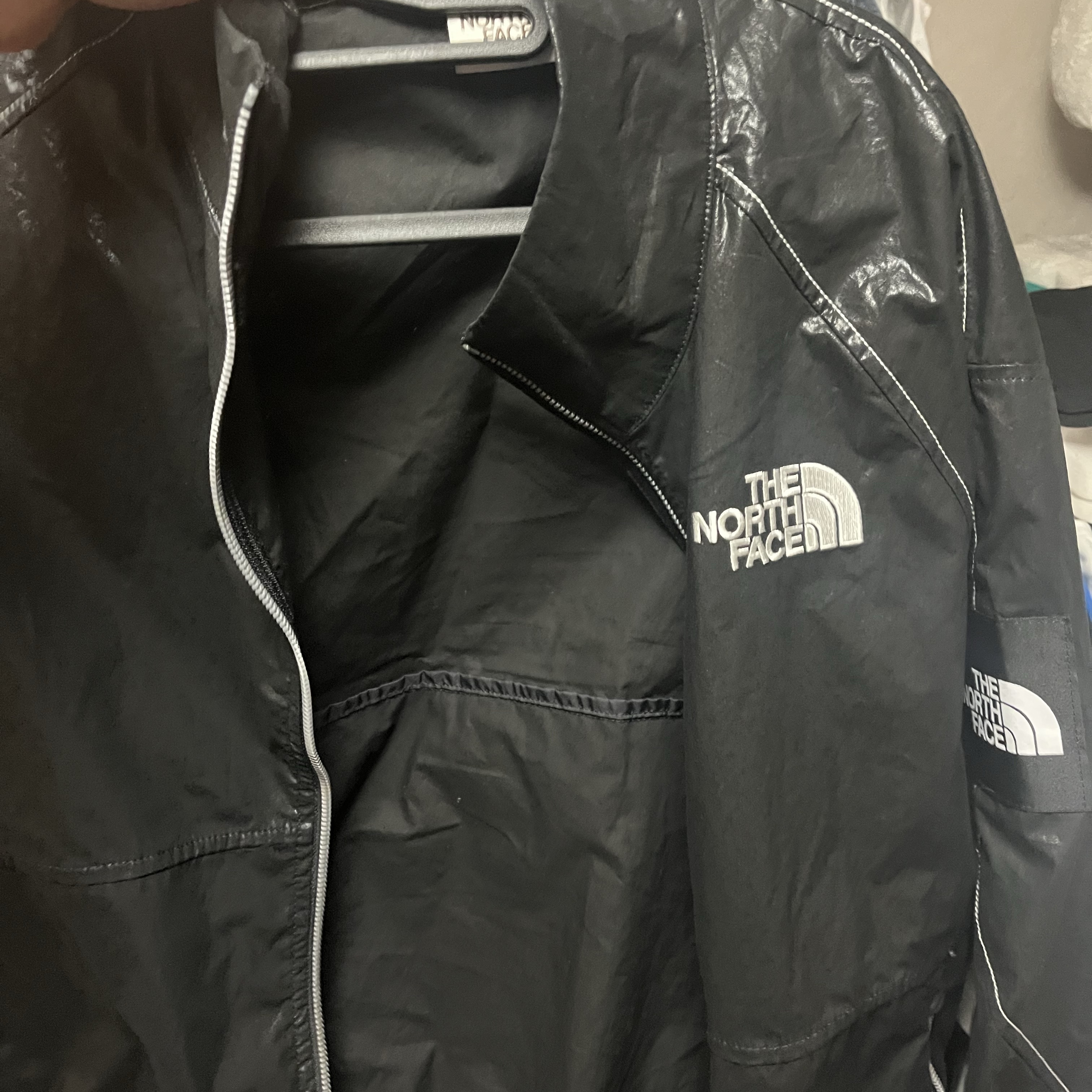 The North Face White Label Novelty Olema Jacket Black 착용 스타일