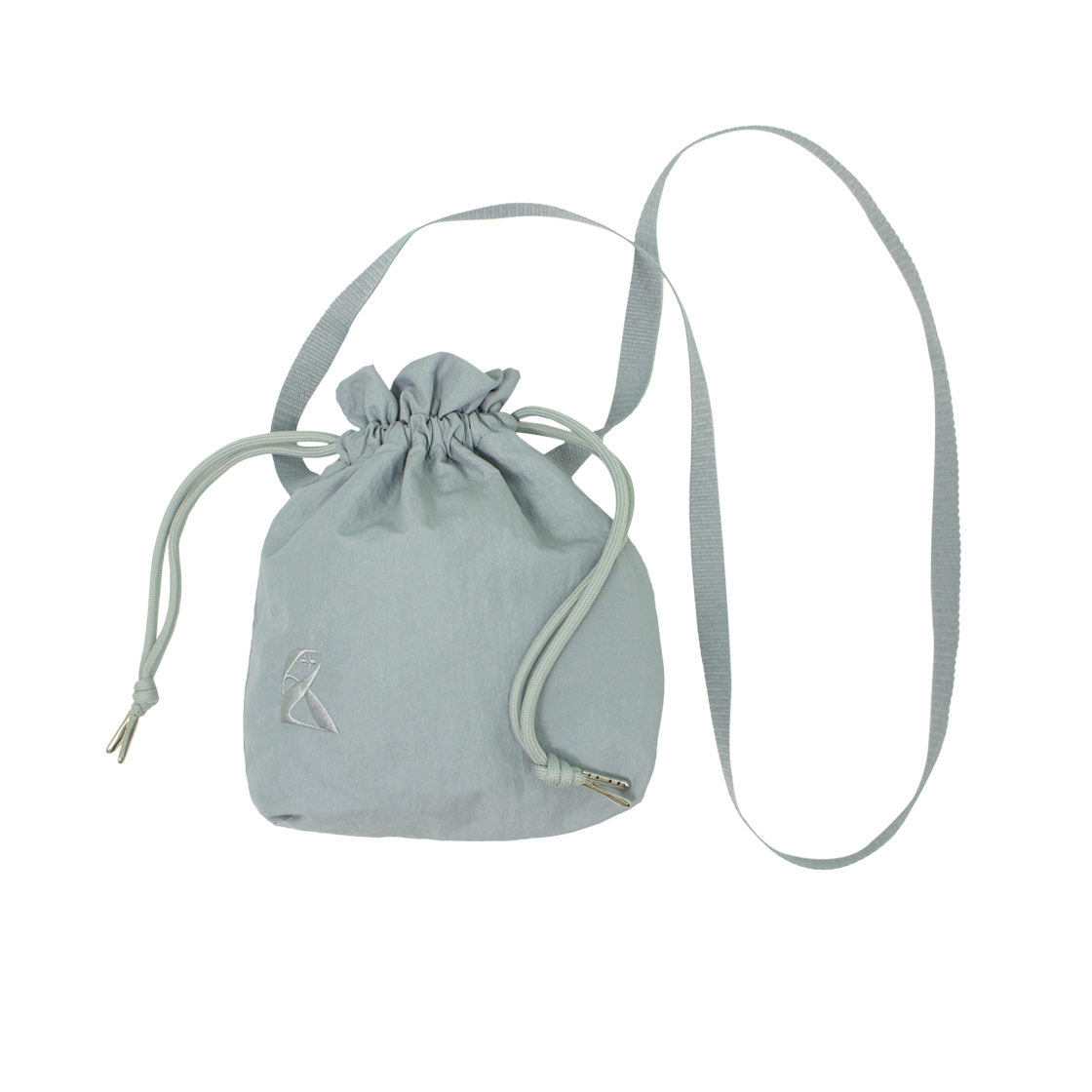 리오므 미니 파우치 크로스 백 그레이(Riomeu Mini Pouchi Cross Bag Gray)