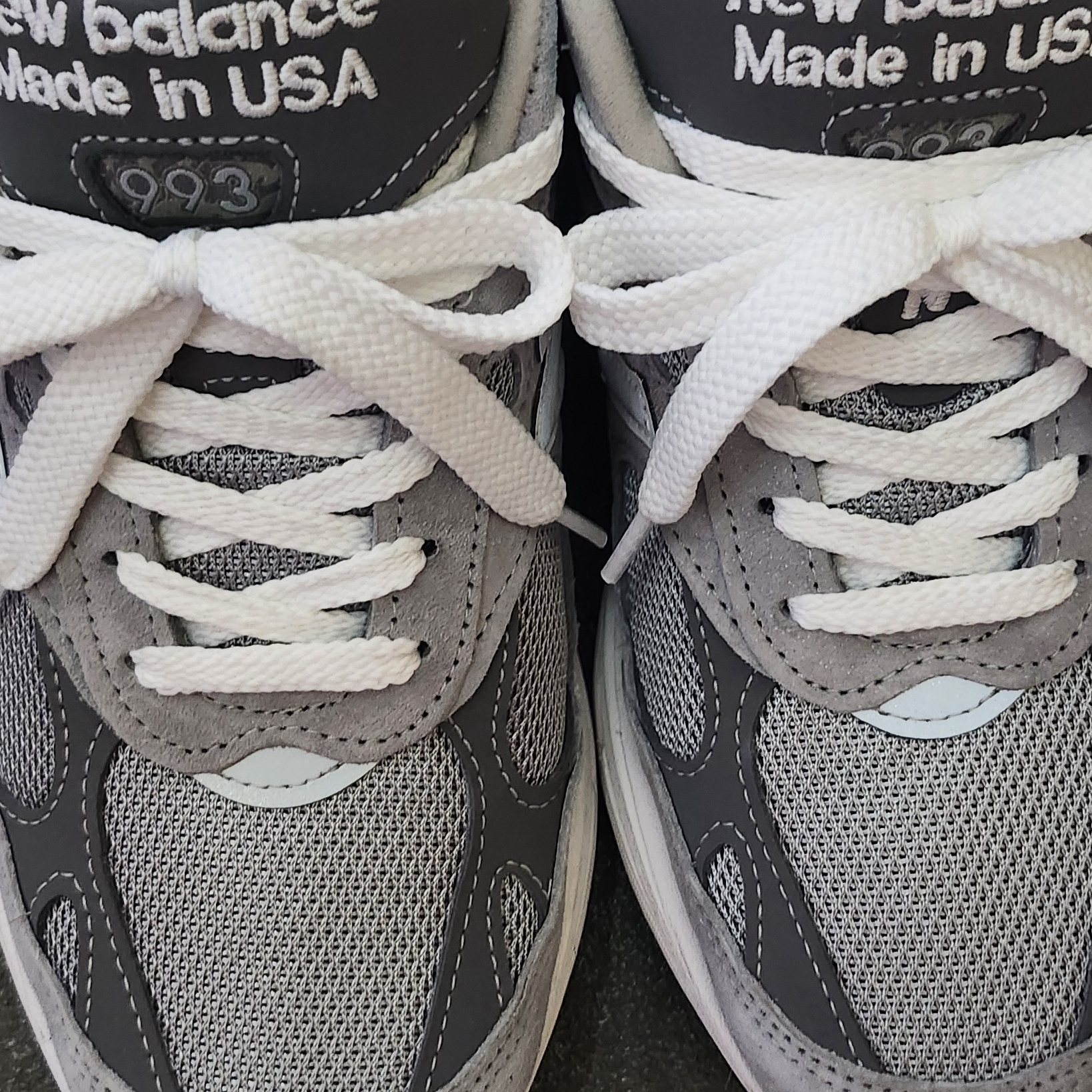 New Balance 993 Made in USA Grey - D Standard 착용 스타일