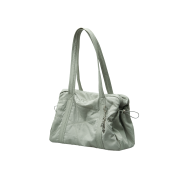 Riomeu Nylon Shoulder Boston Bag Gray