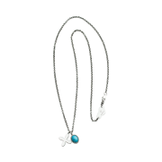 Riomeu Blue Turquoise Vintage Chain Necklace
