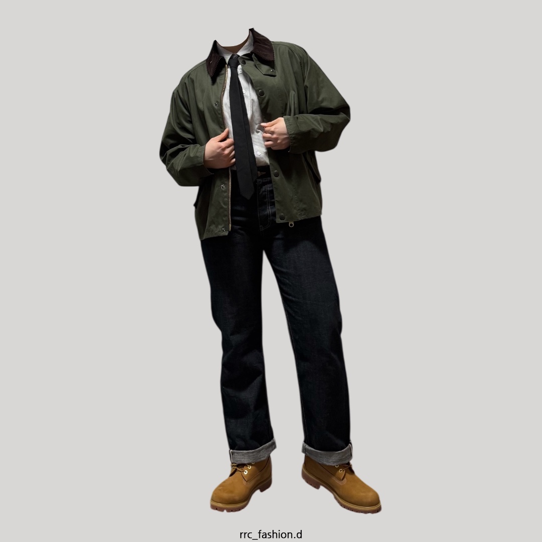 Timberland Premium 6 inch Waterproof Boot Wheat Nubuck - Wide, Barbour OS Transport Casual Non-Wax Jacket Sage 착용 스타일 - 1