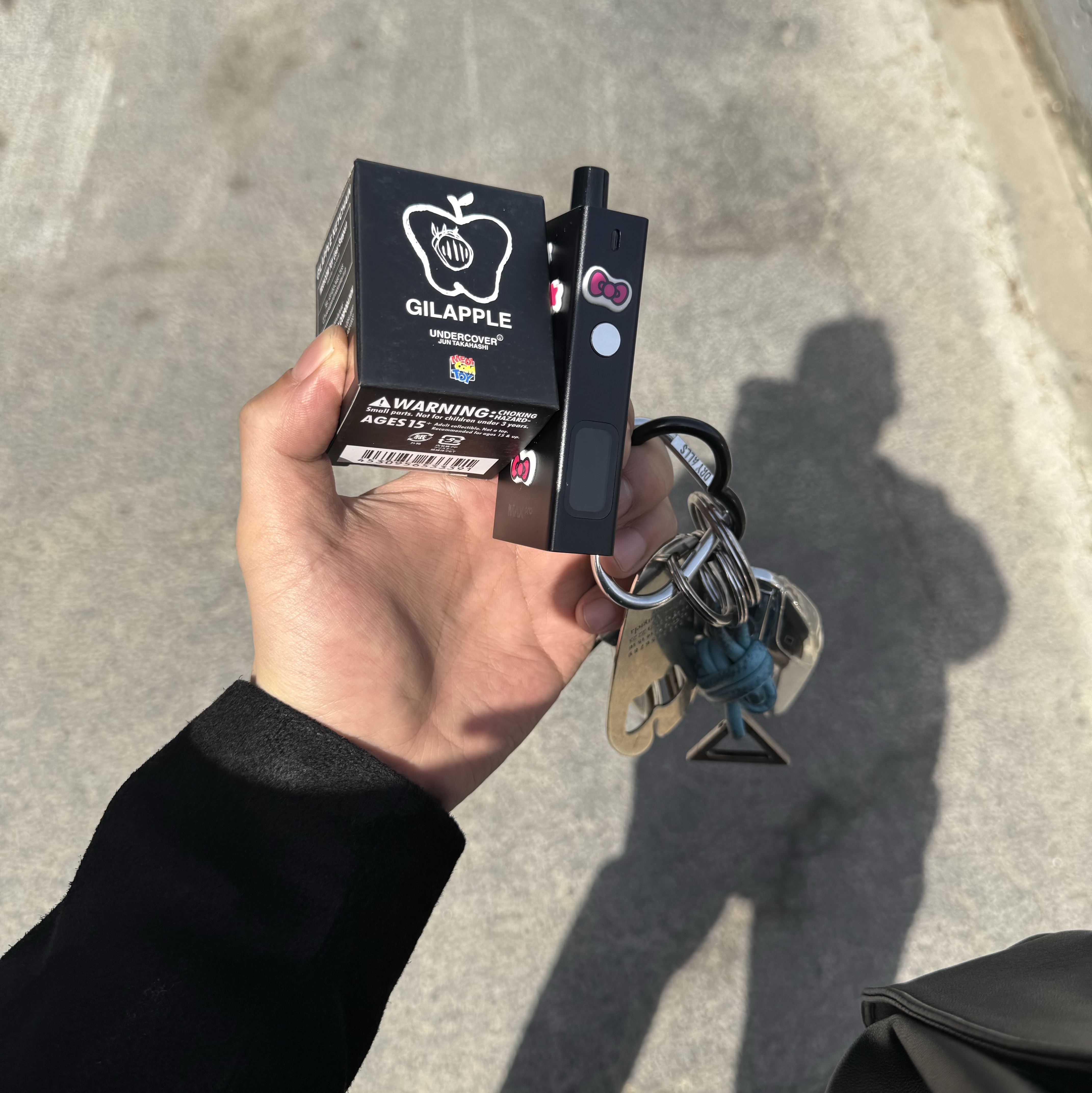 Gentle Monster x Maison Margiela MM210 Black Clear 착용 스타일 - 4