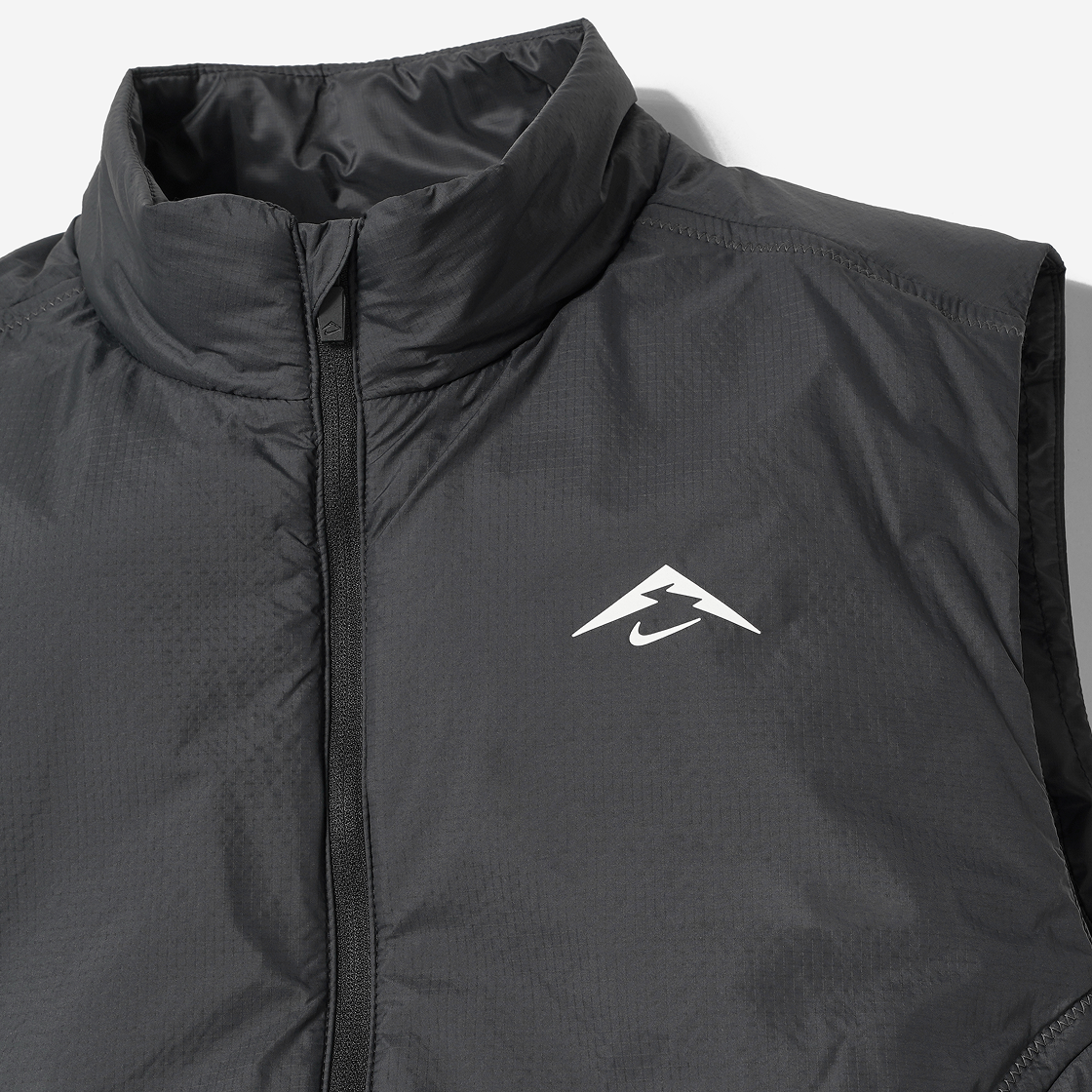 나이키 트레일 프리마로프트 써마핏 러닝 질레 블랙 서밋 화이트 - US/EU(Nike Trail PrimaLoft Therma-Fit Running Gilet Black Summit White - US/EU) - 3