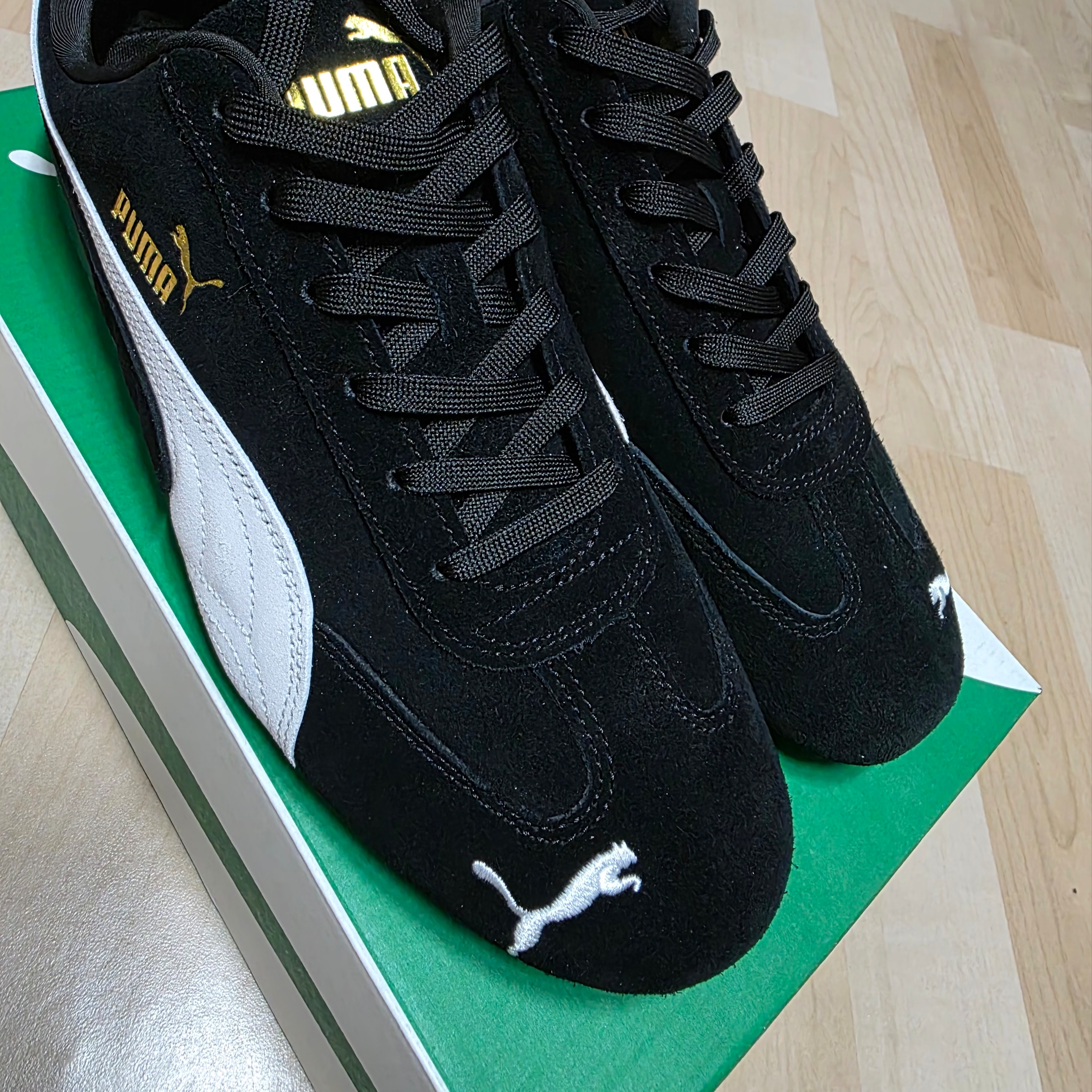 Puma Speedcat OG Black White 착용 스타일 - 2