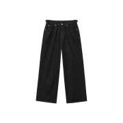 noun Wide Denim Pants Black