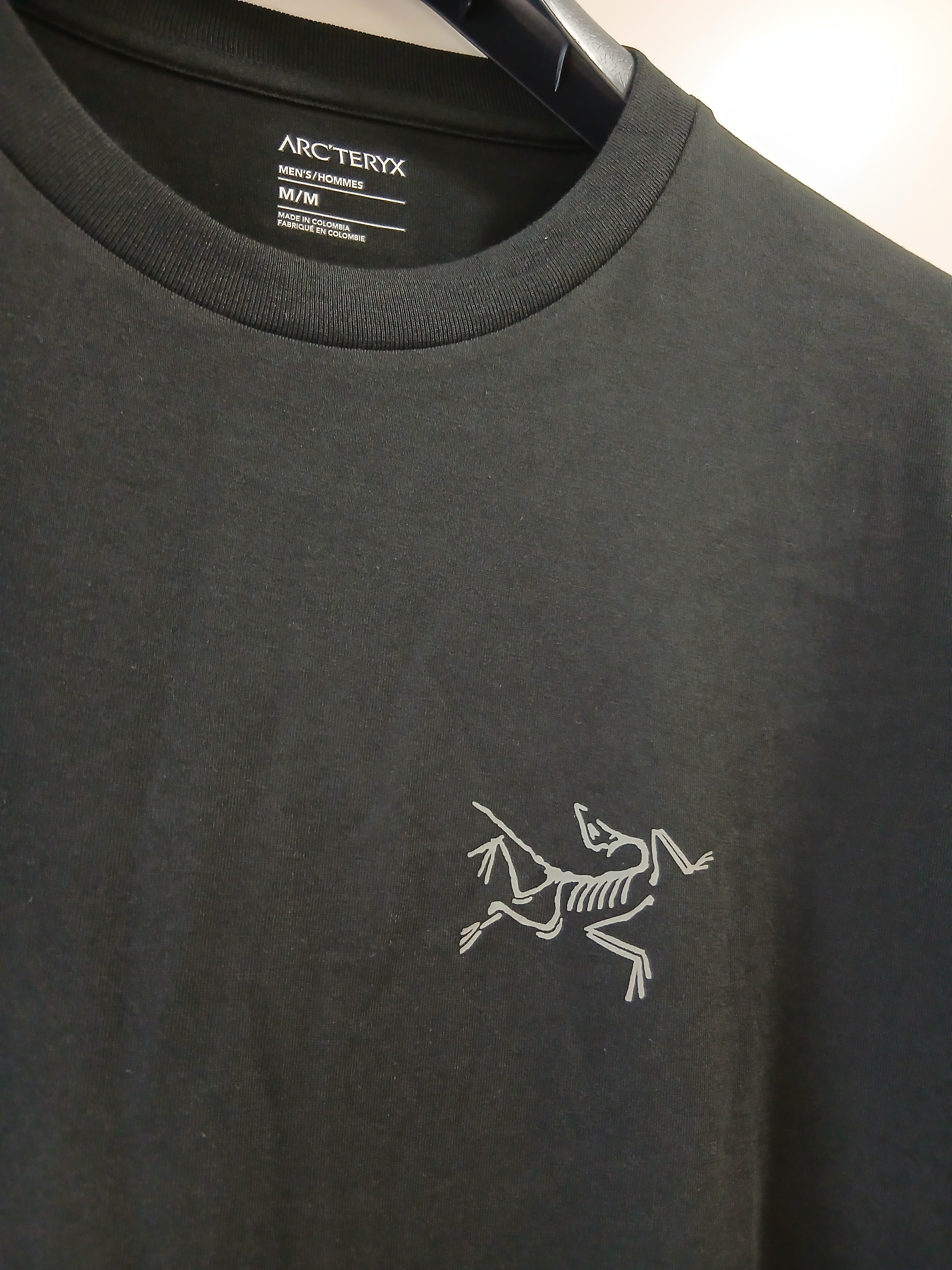 Arc'teryx Kragg SL Cotton LS Shirt Black 착용 스타일 - 2