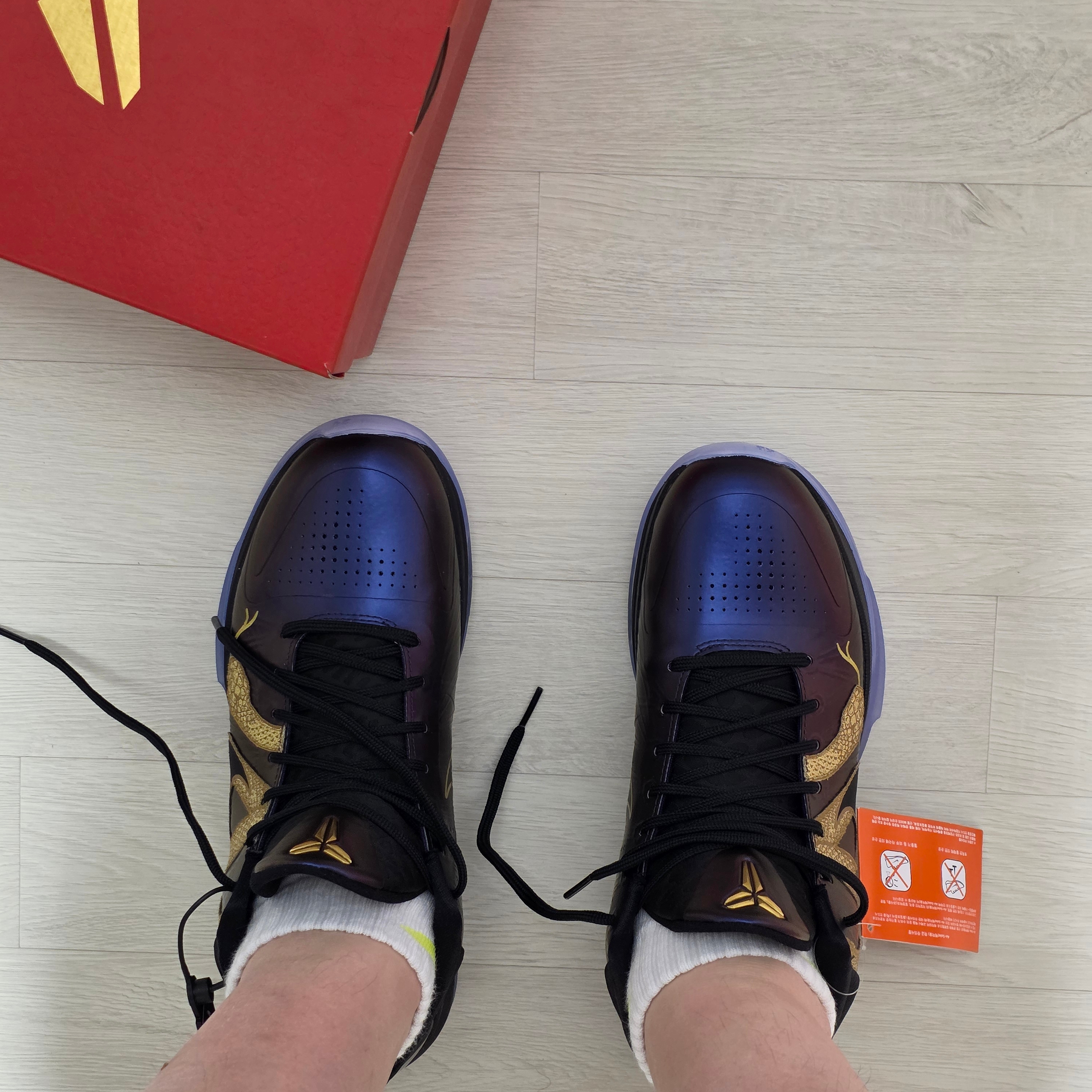 Nike Kobe 5 Protro Year of the Mamba Eggplant 착용 스타일 - 2