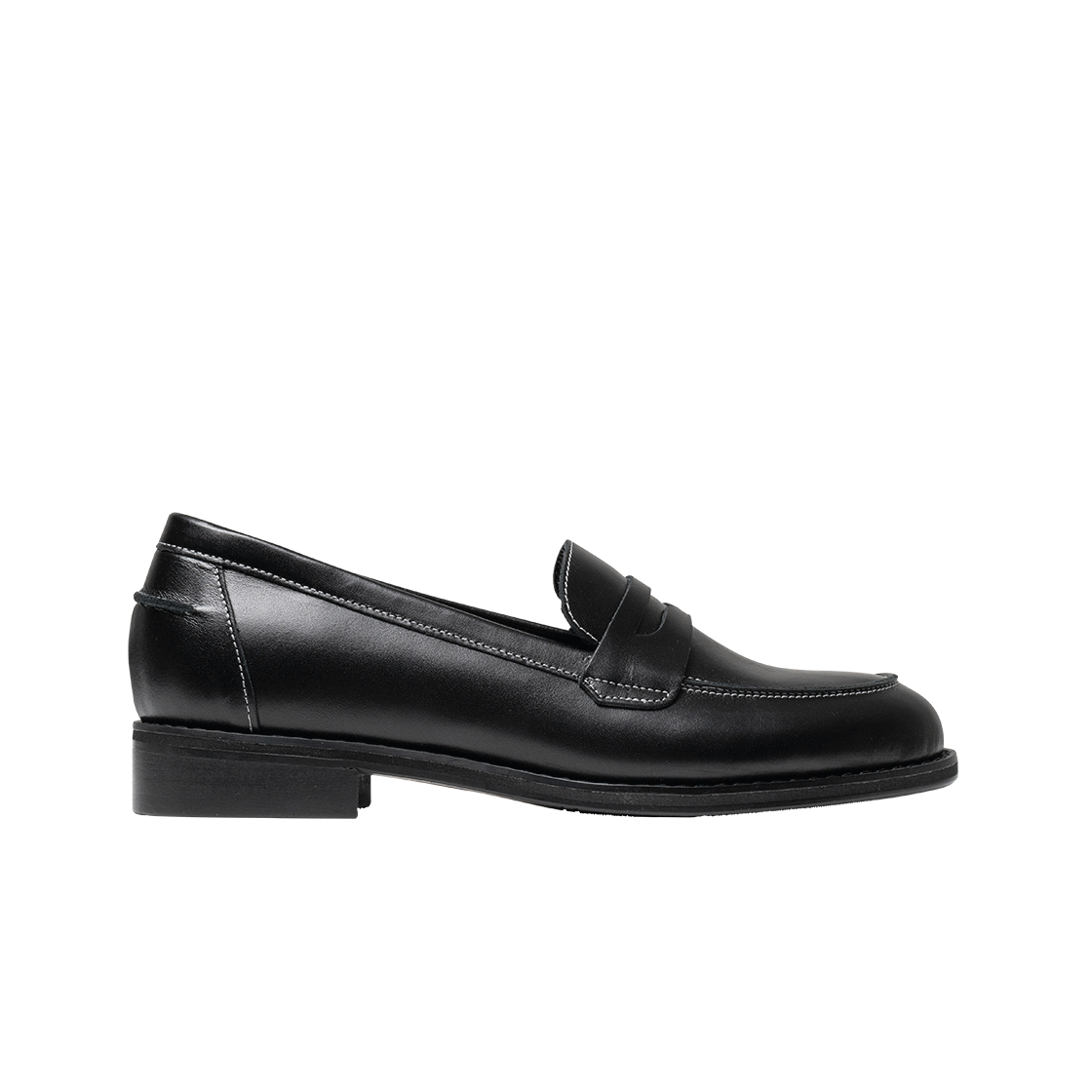 페니플레이트 여성 올블랙 로퍼 로우(PENNY PLATE Women Loafer Black Low) - 1
