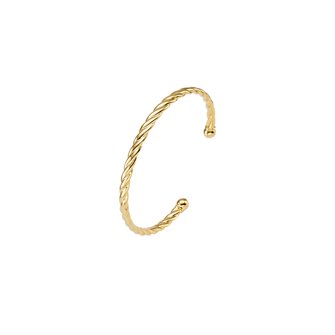 [예약 배송] 티링제이 트위스트 오더 뱅글 브레이슬릿 골드([예약 배송] TEE RING JAY Twist Order Bangle Bracelet Gold)