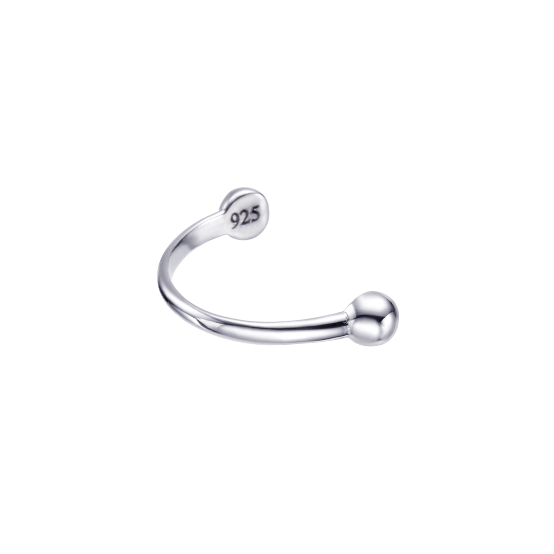 WS014E [예약 배송] TEE RING JAY Pure Piercing Nose Cuff